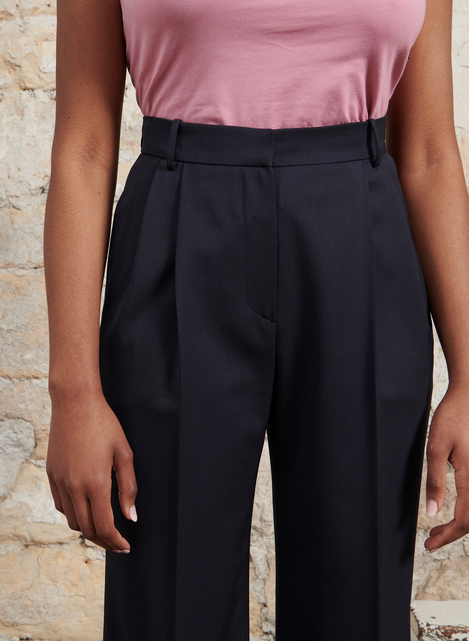 Pantalon Palazzo Infroissable