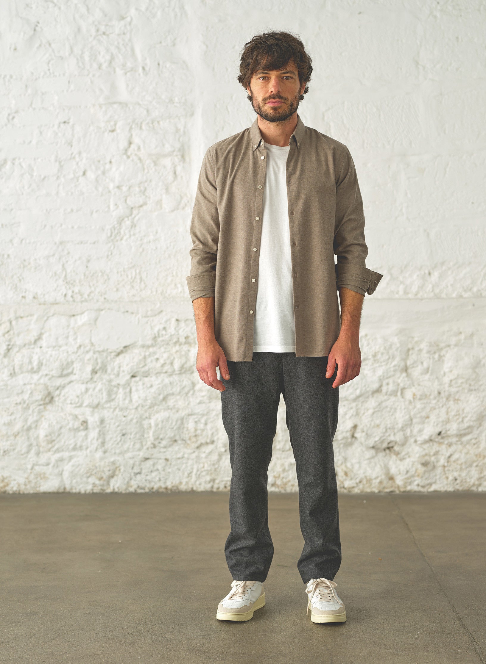 Chemise Flanelle Col Boutonné