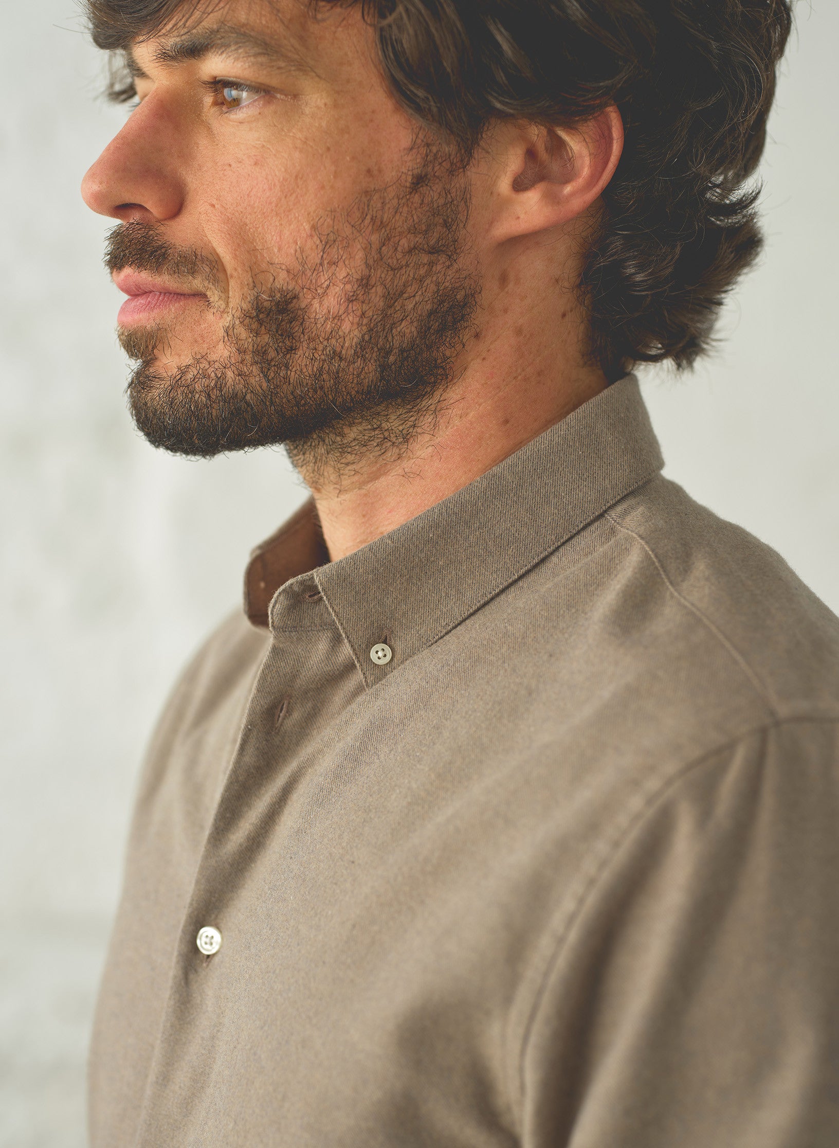 Chemise Flanelle Col Boutonné