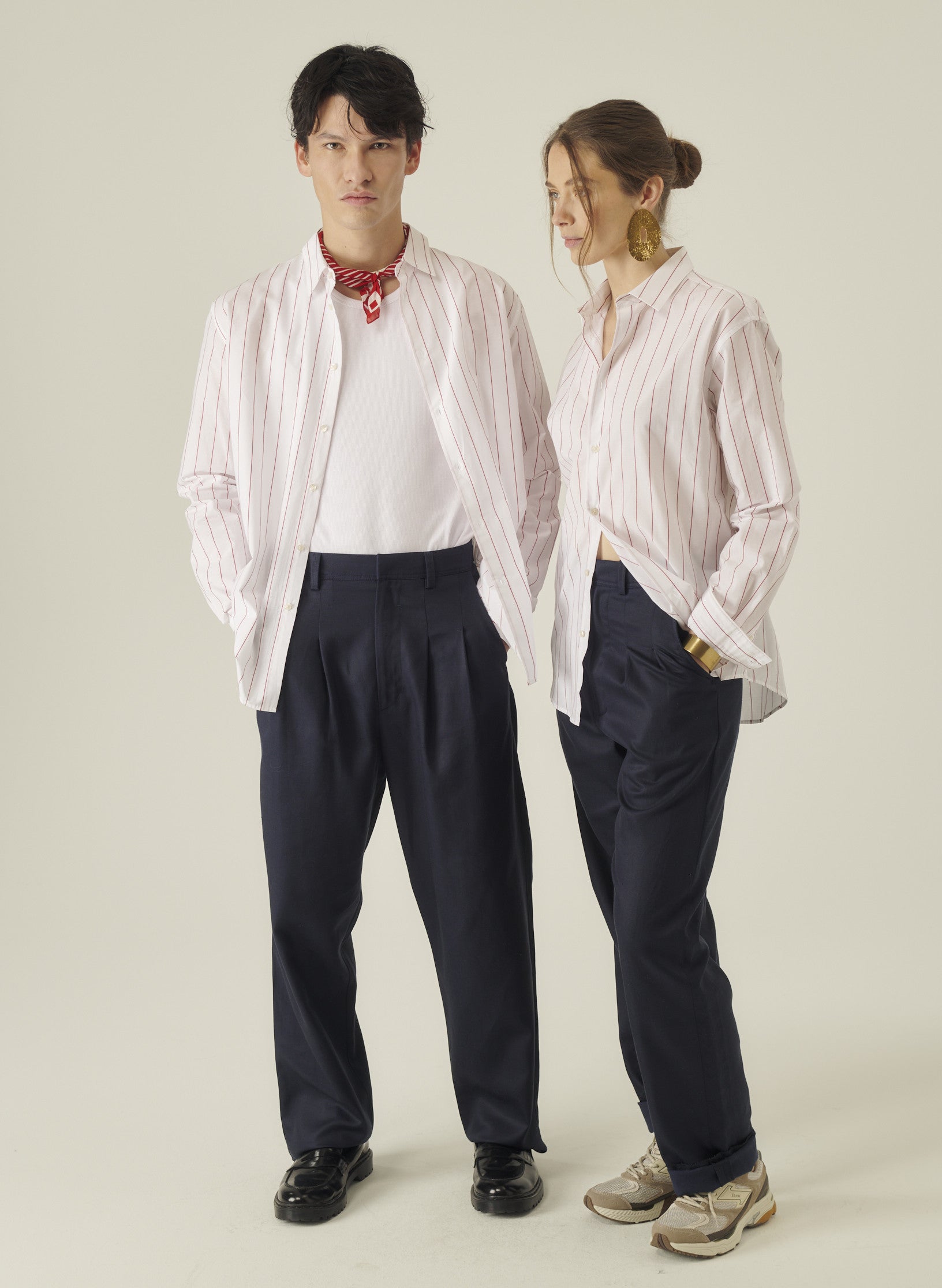 Chemise Loose Rayée