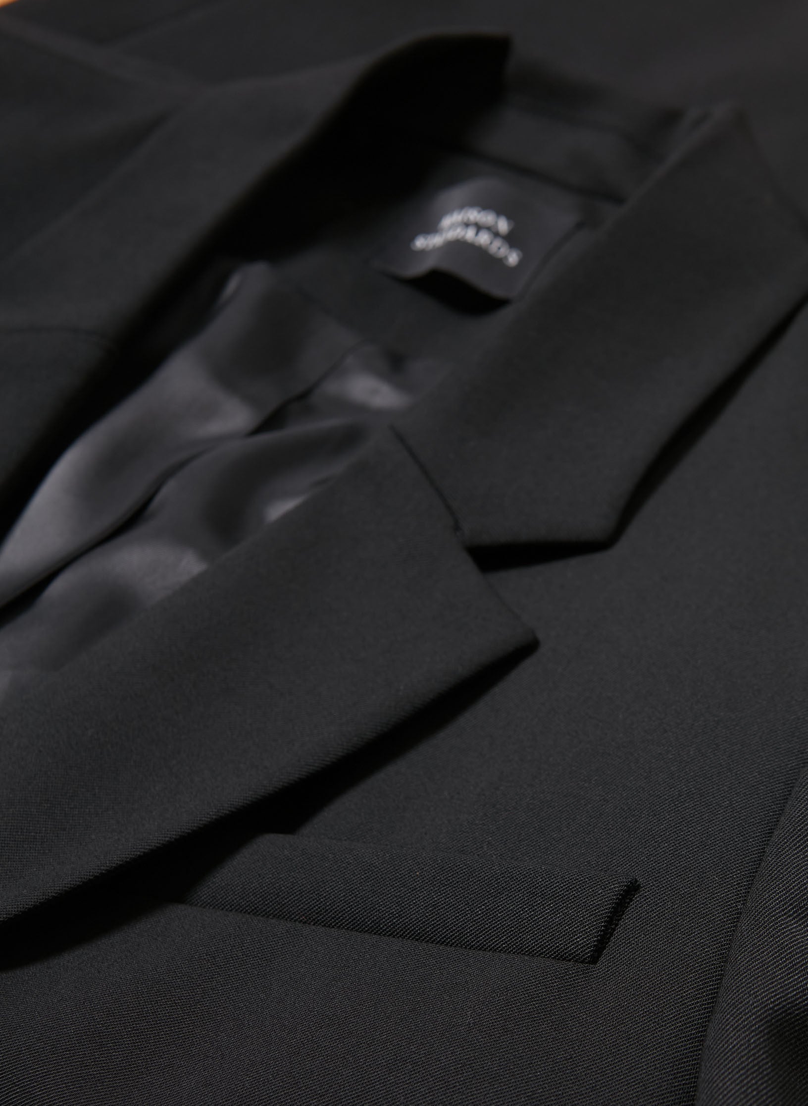 veste loose femme noire infroissable