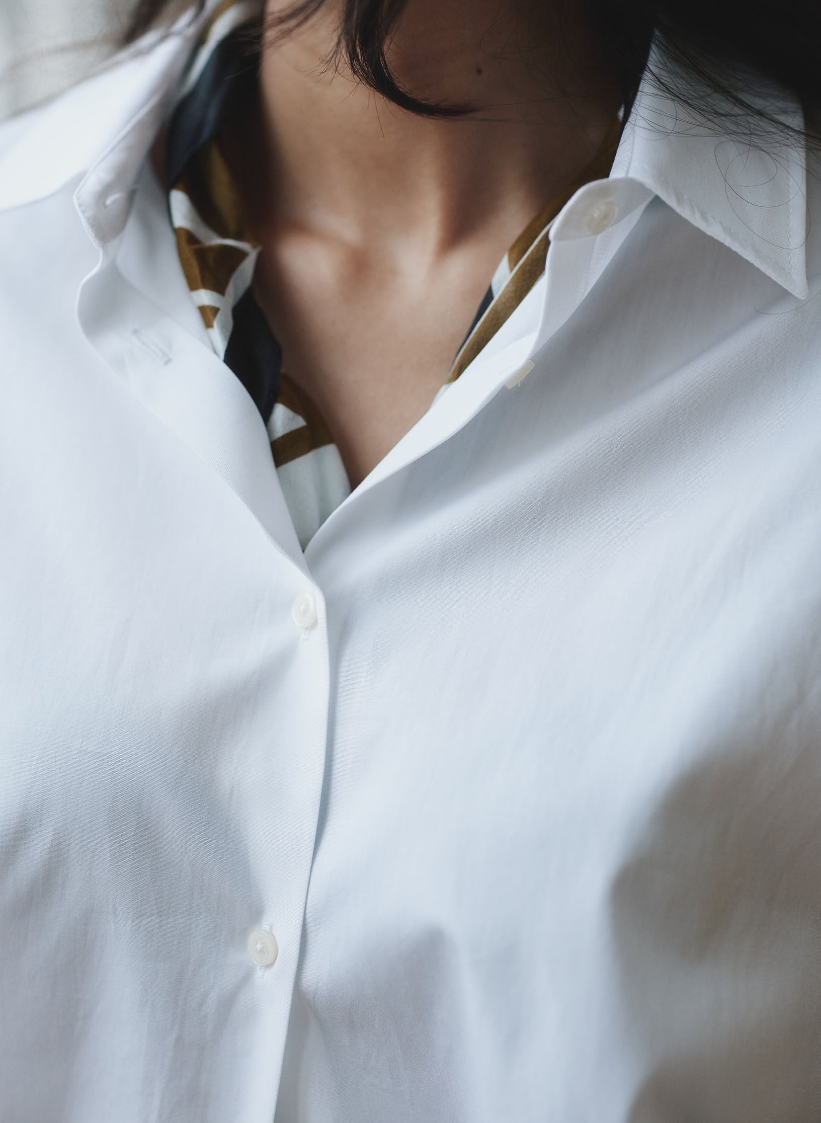 chemise oversized blanche femme