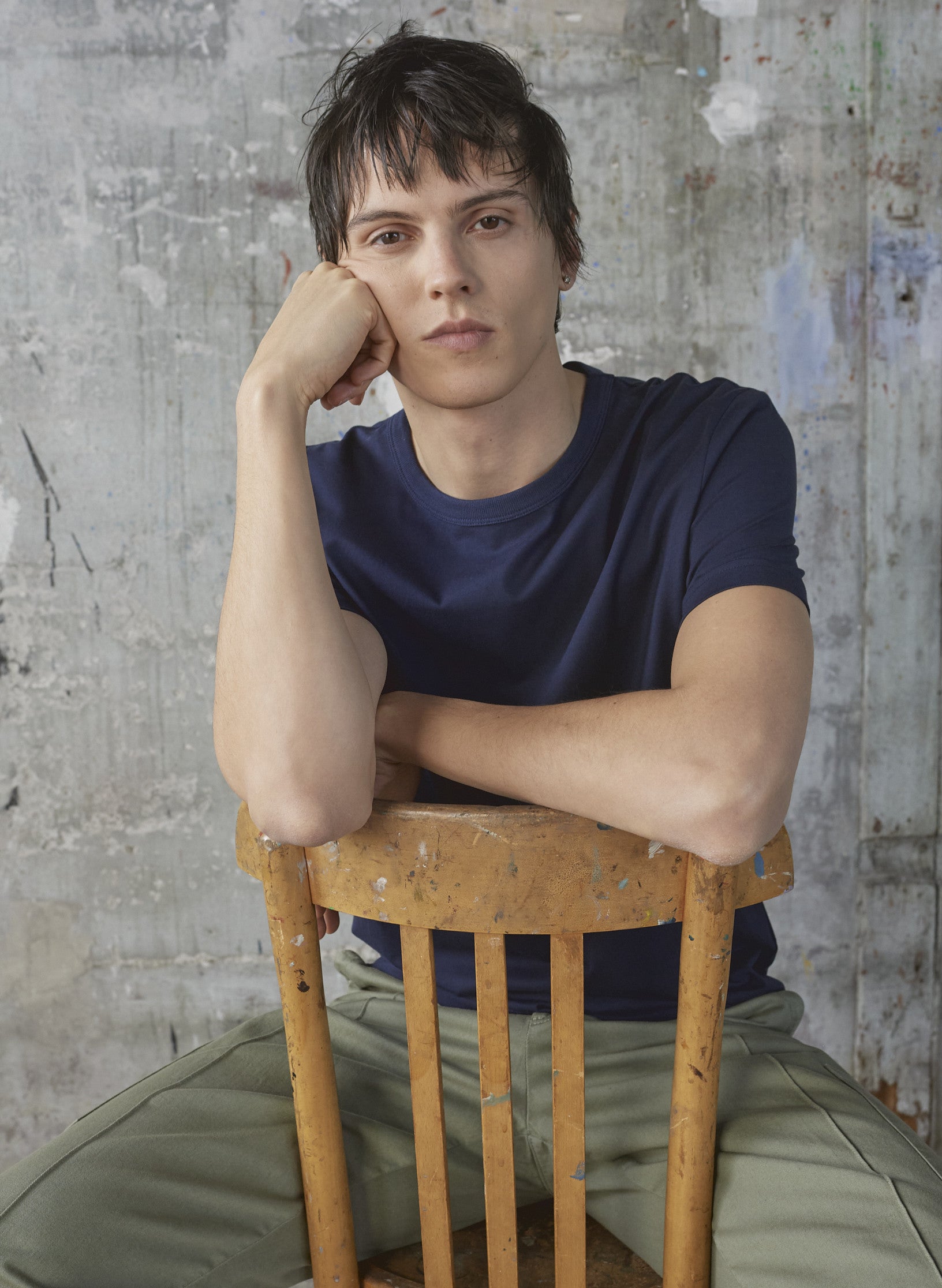 tee shirt coton organique bleu