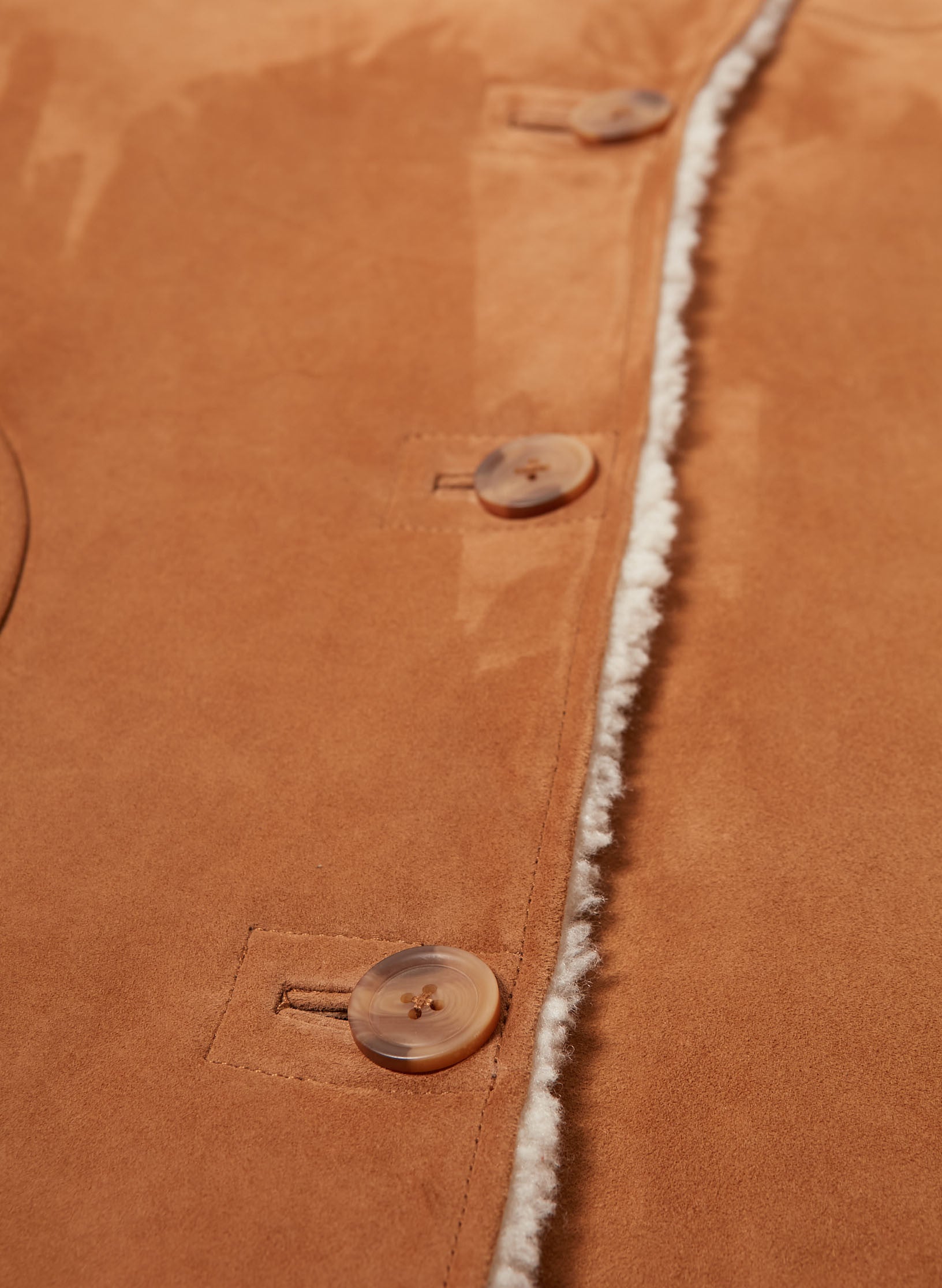 canadienne en fausse fourrure femme naturel