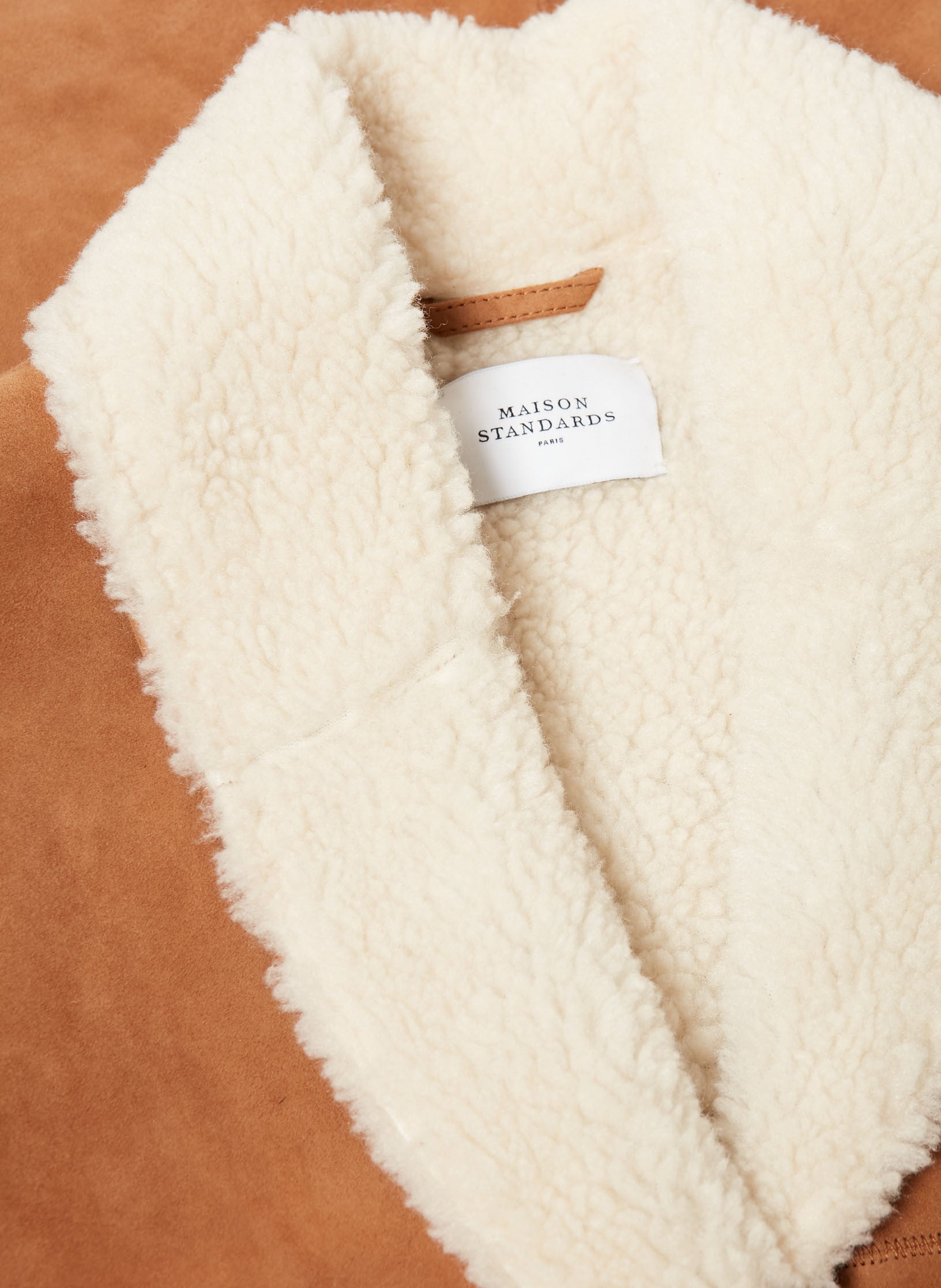 canadienne en fausse fourrure femme naturel