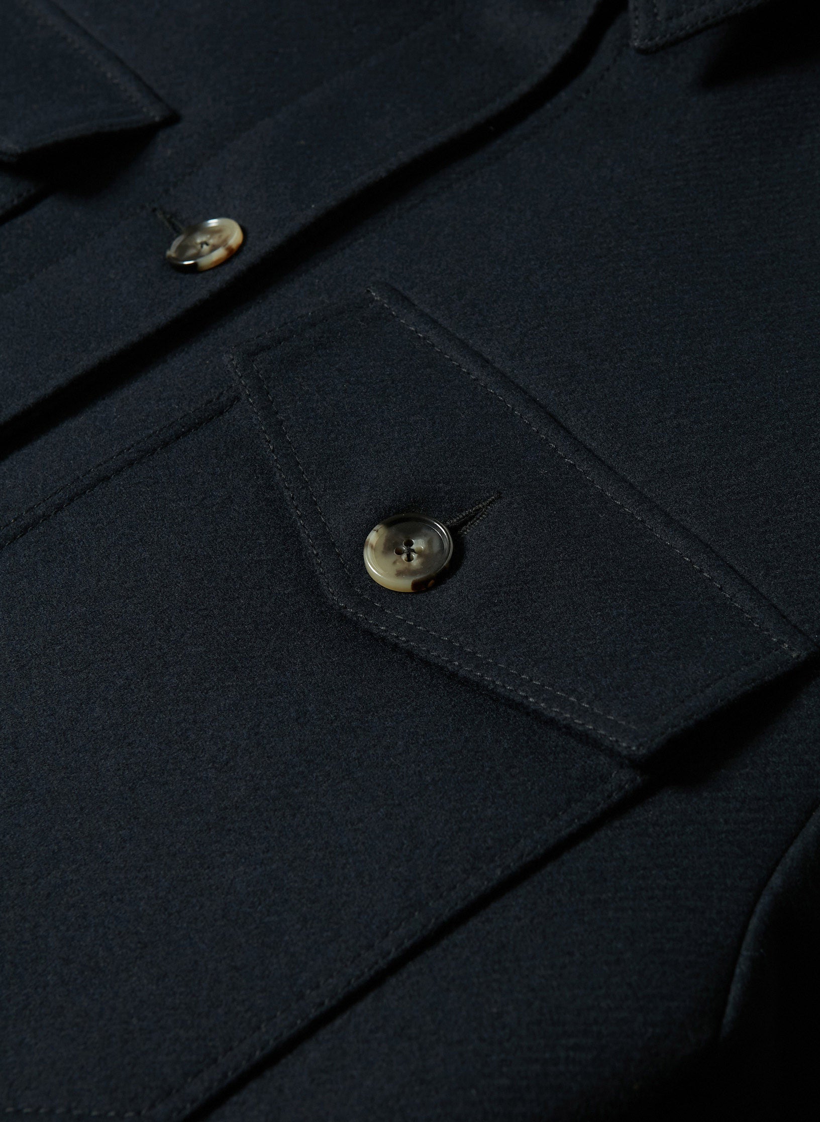 manteau long marine femme