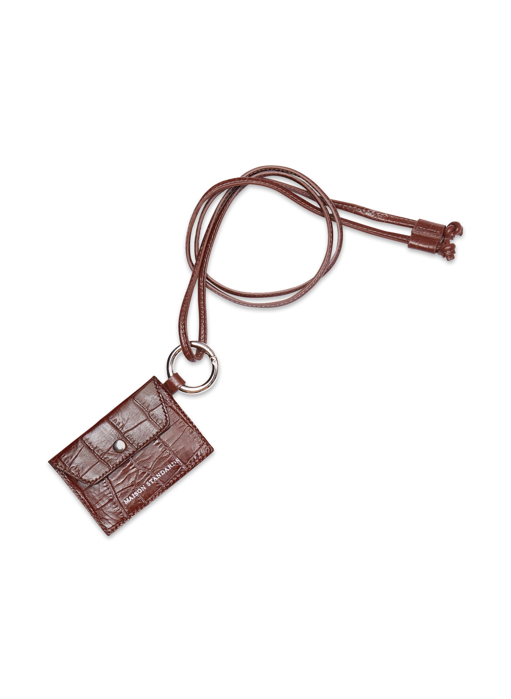 porte monnaie femme cuir marron