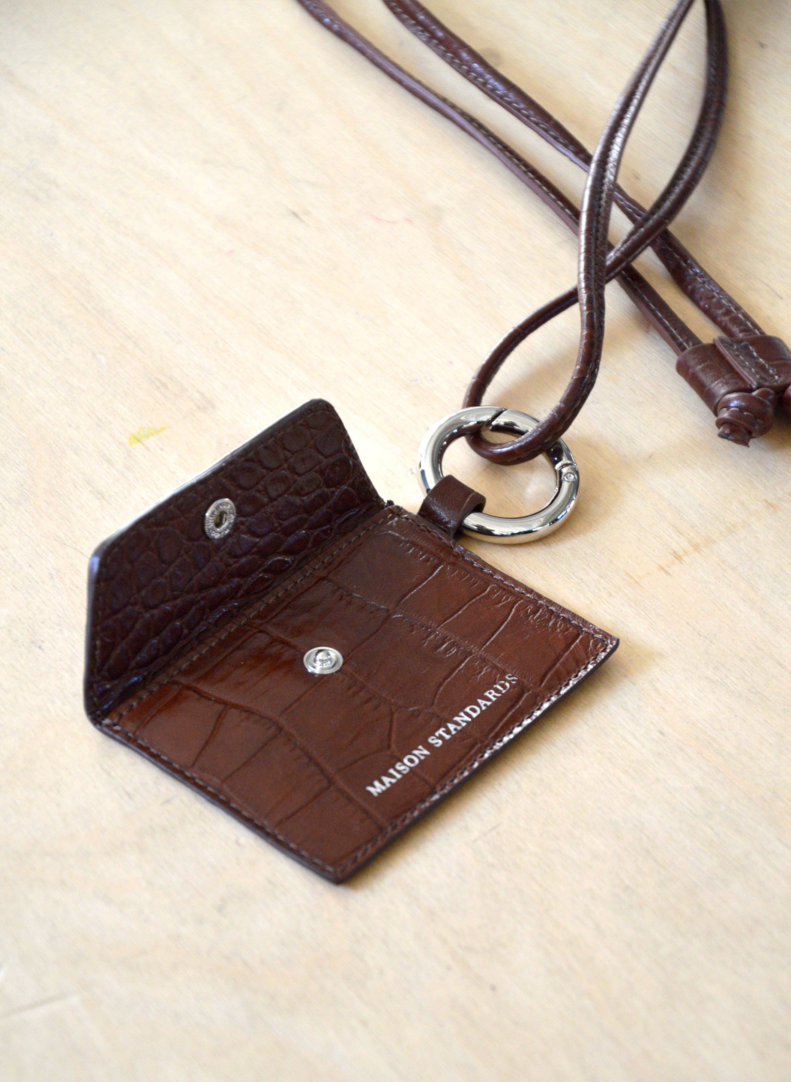 porte monnaie femme cuir marron