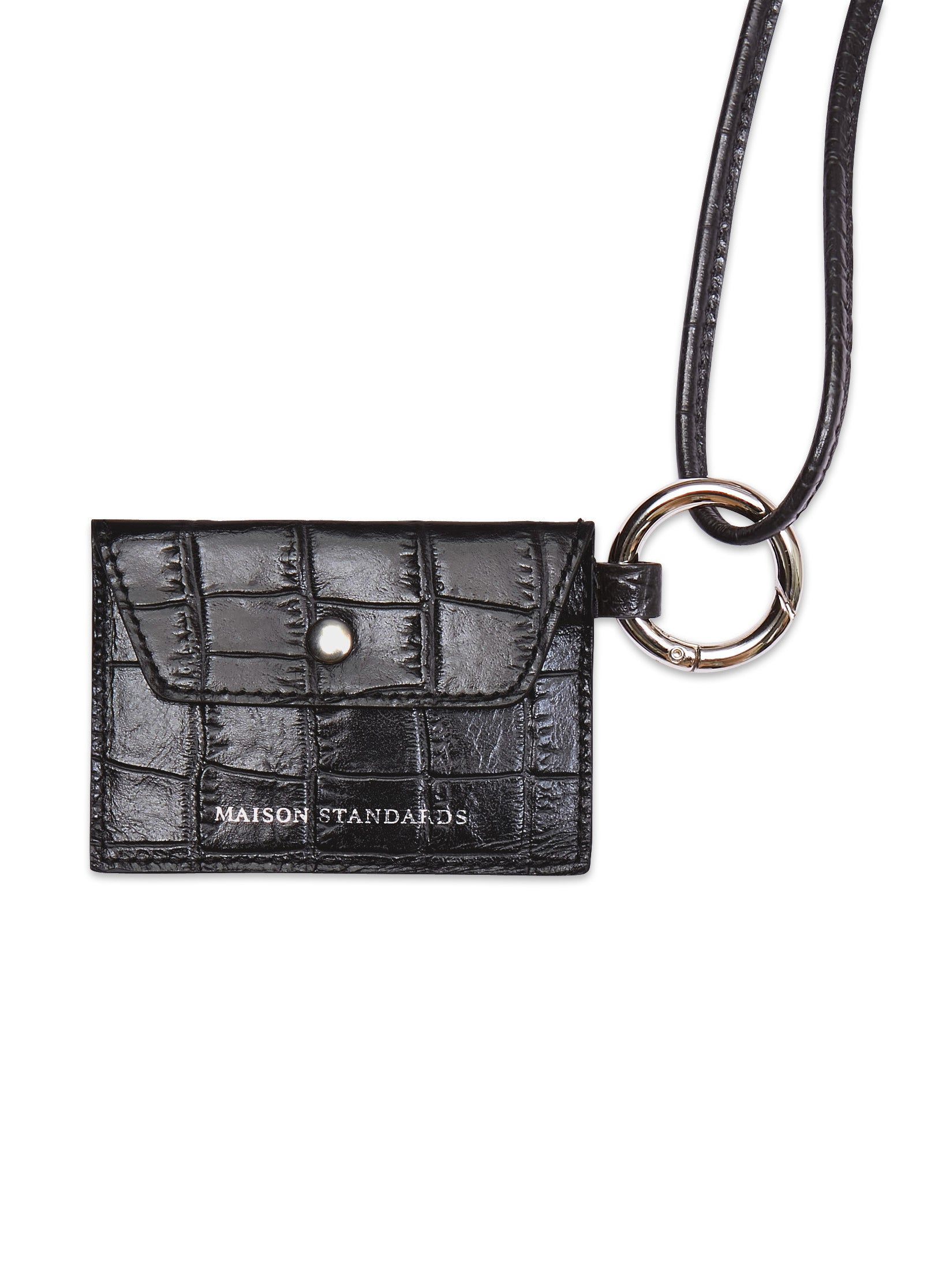 porte monnaie cuir noir femme