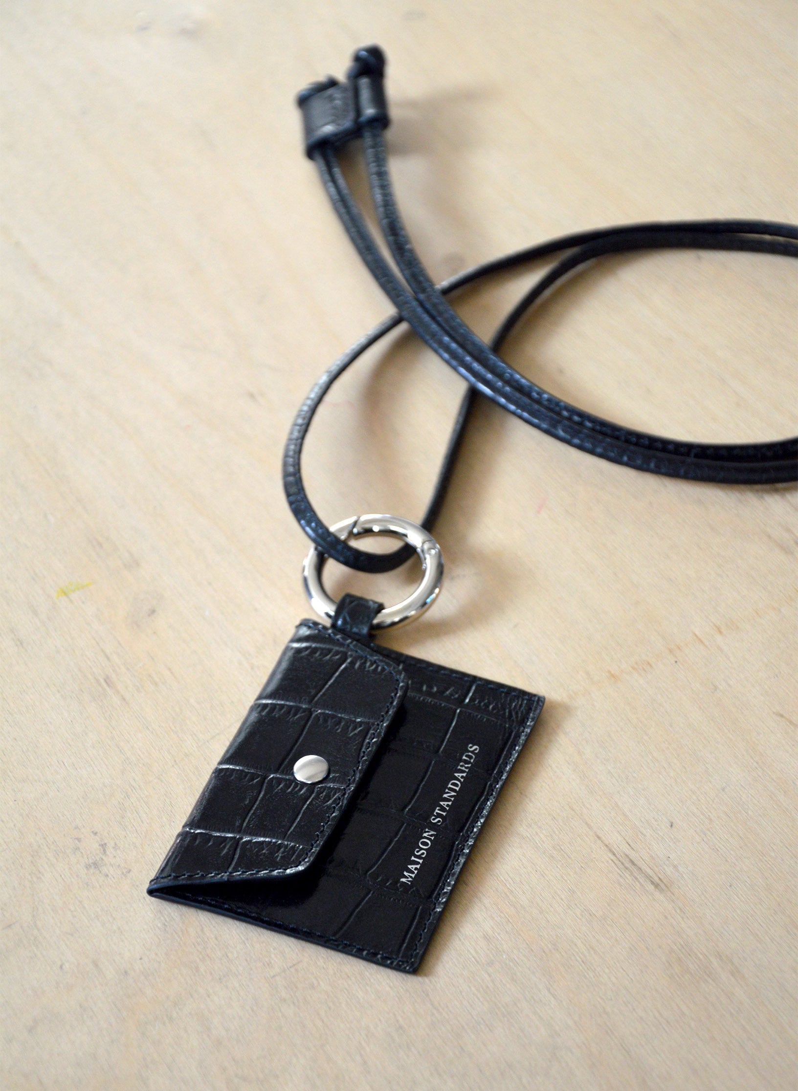 porte monnaie cuir noir femme