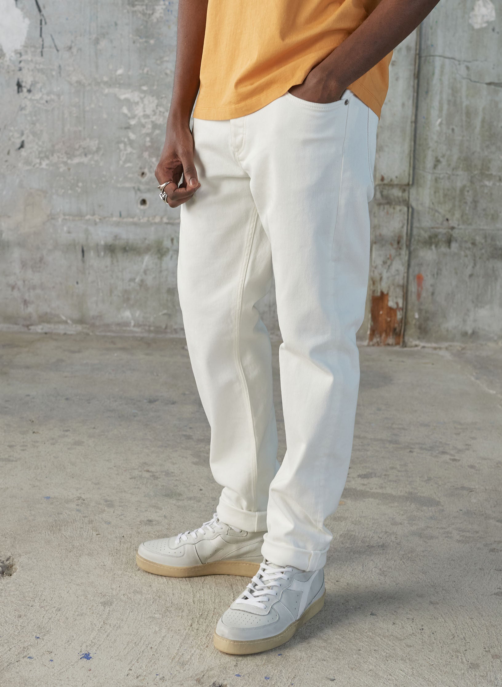 jean regular homme mick ecru