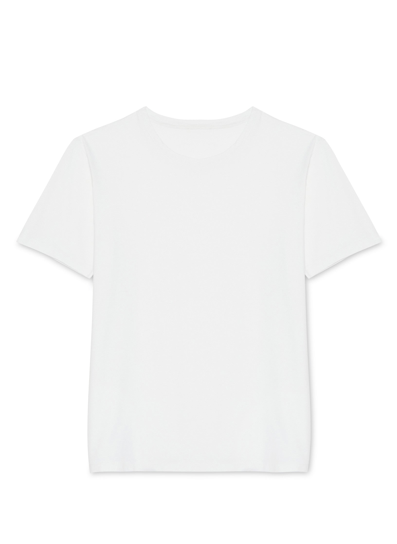 tee shirt coton organique homme blanc