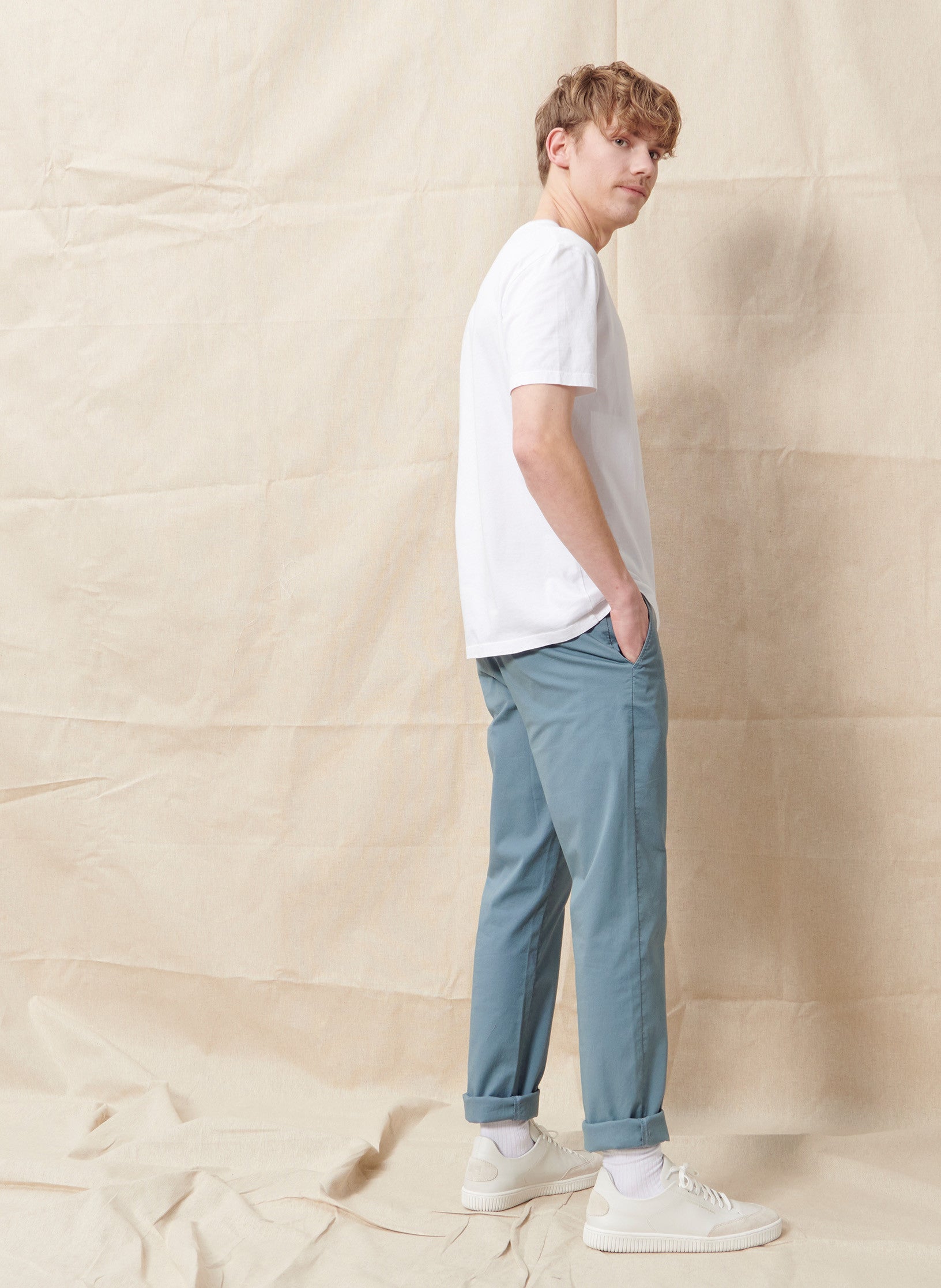 tee shirt coton organique homme blanc