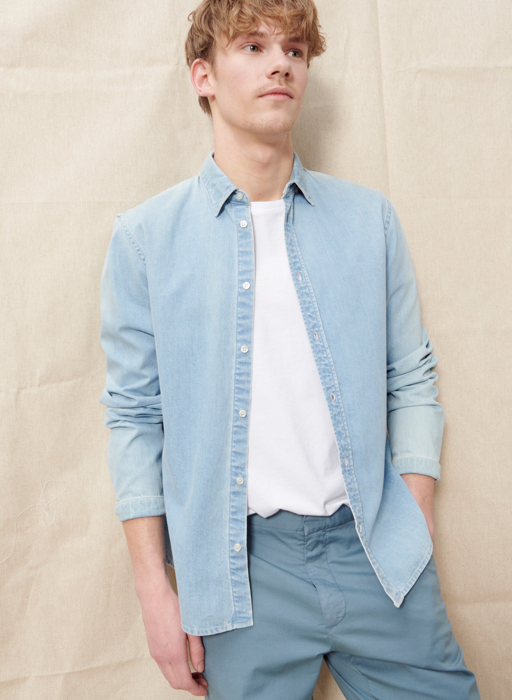 tee shirt coton organique homme blanc