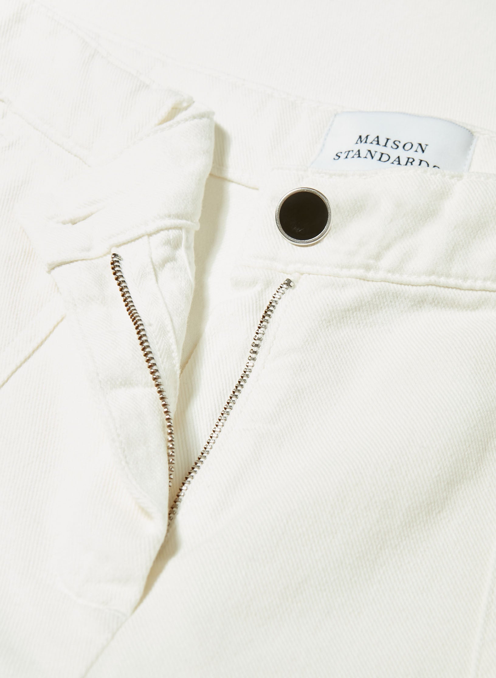 pantalon worker coton ecru femme