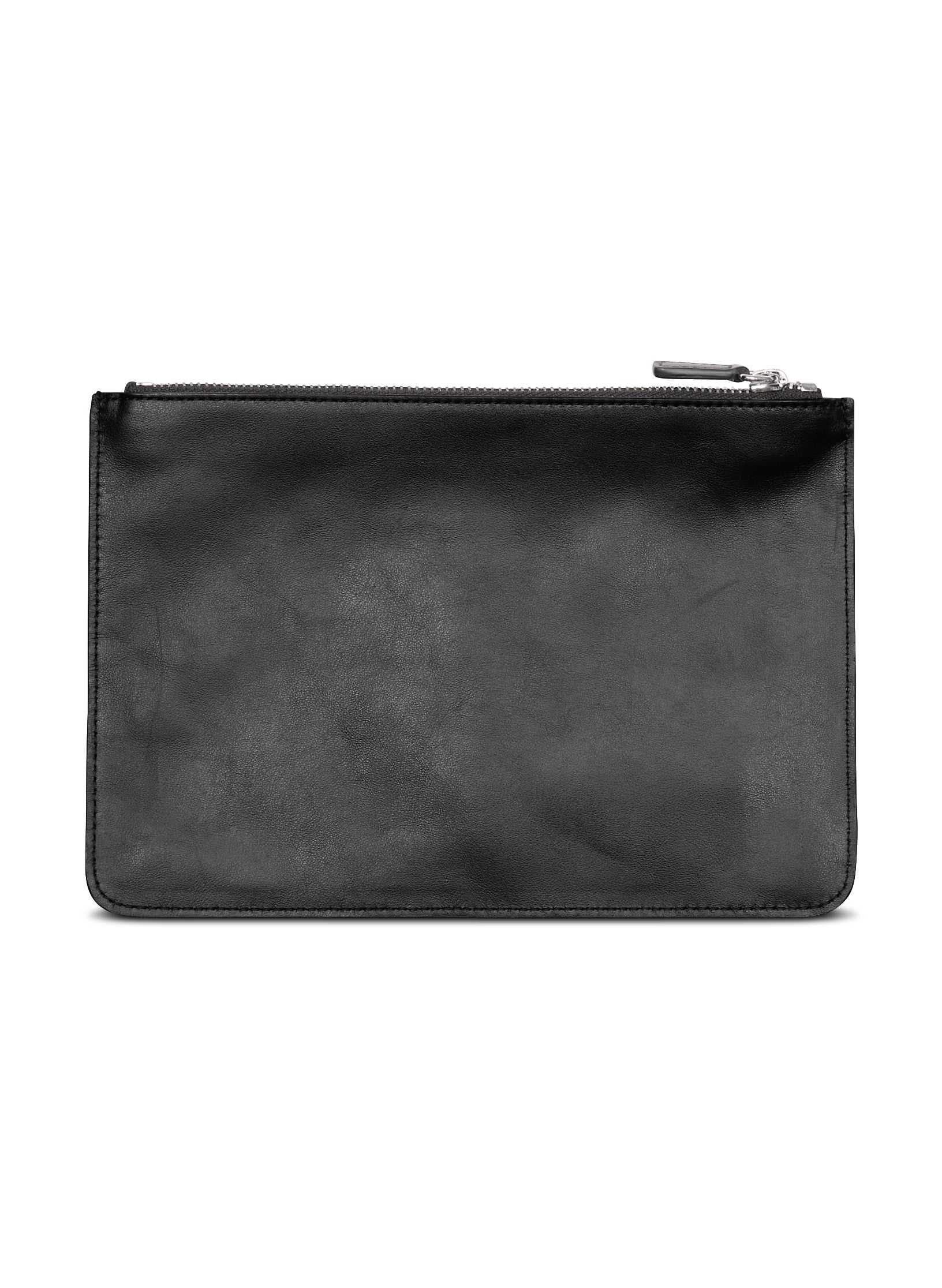 pochette cuir noir homme femme idee cadeaux