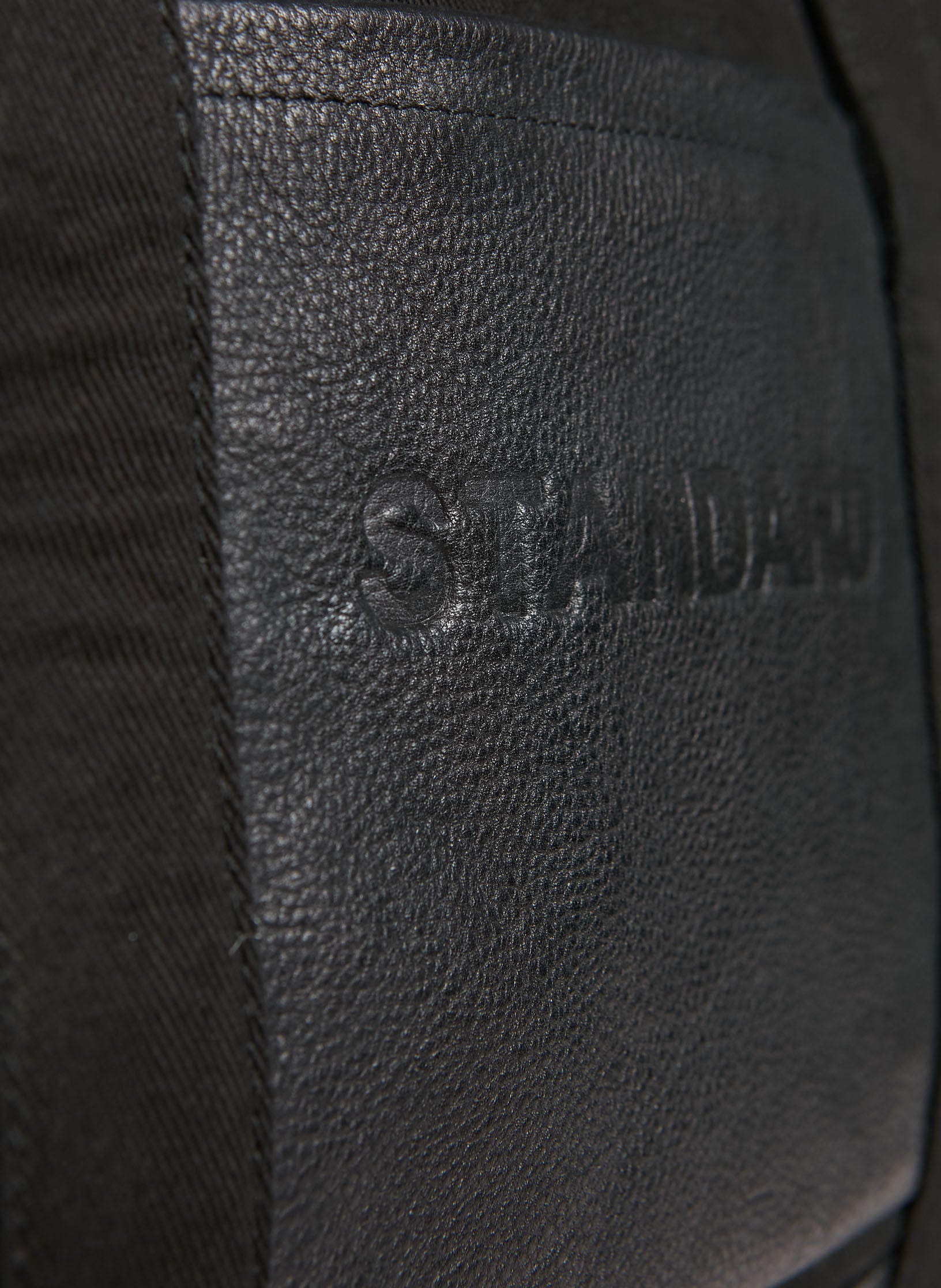 sac 48h noir cuir toile coton