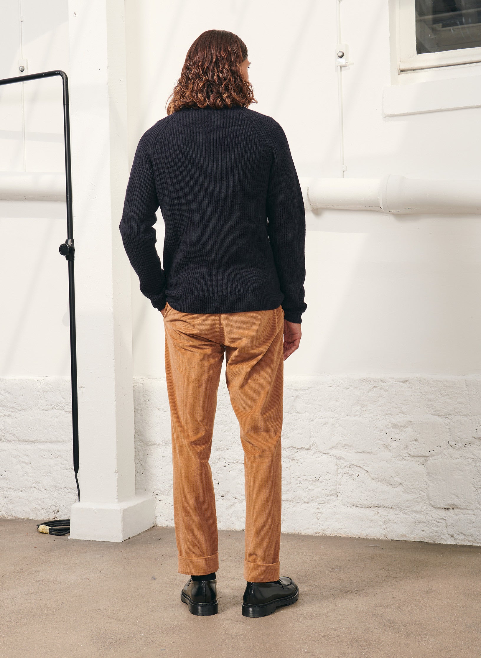 gilet zippe 100 laine a cote homme bleu