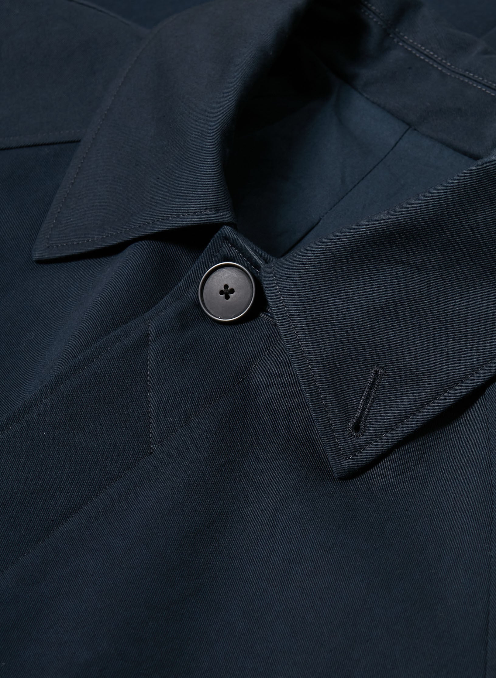 trench impermeable homme bleu