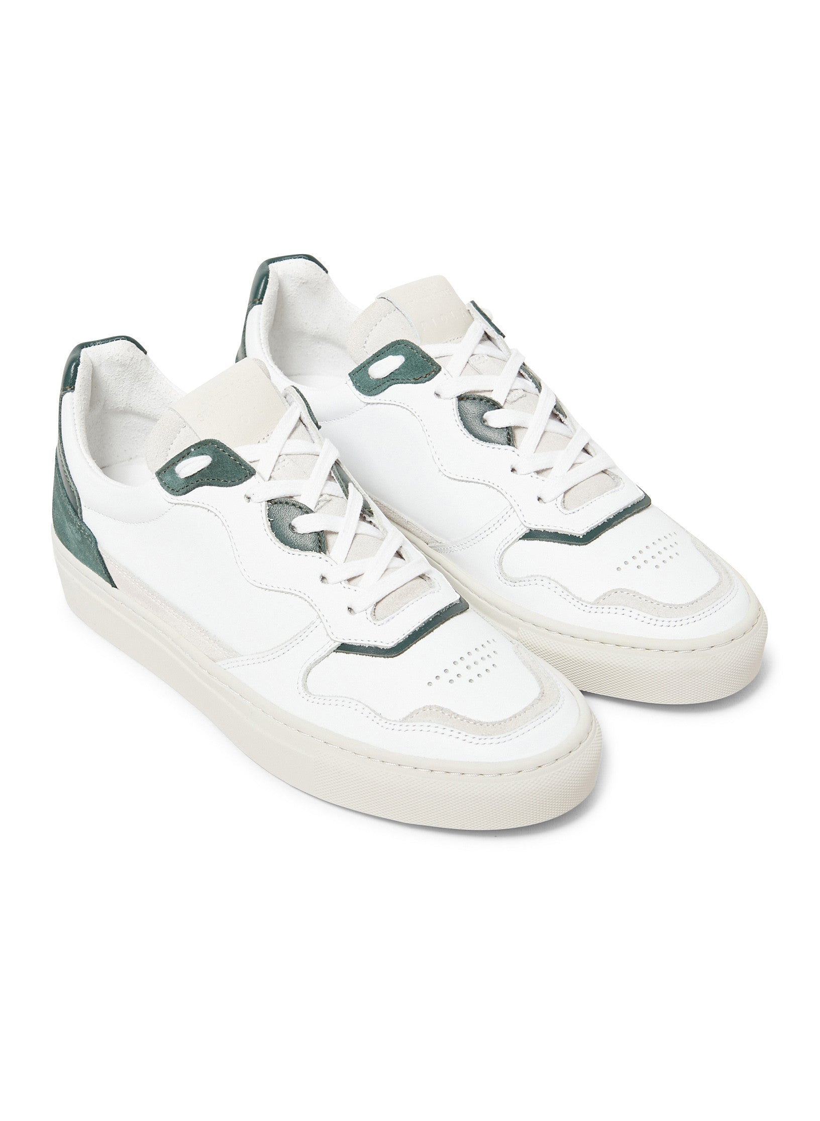 sneaker verte femme co creation maison standards piola