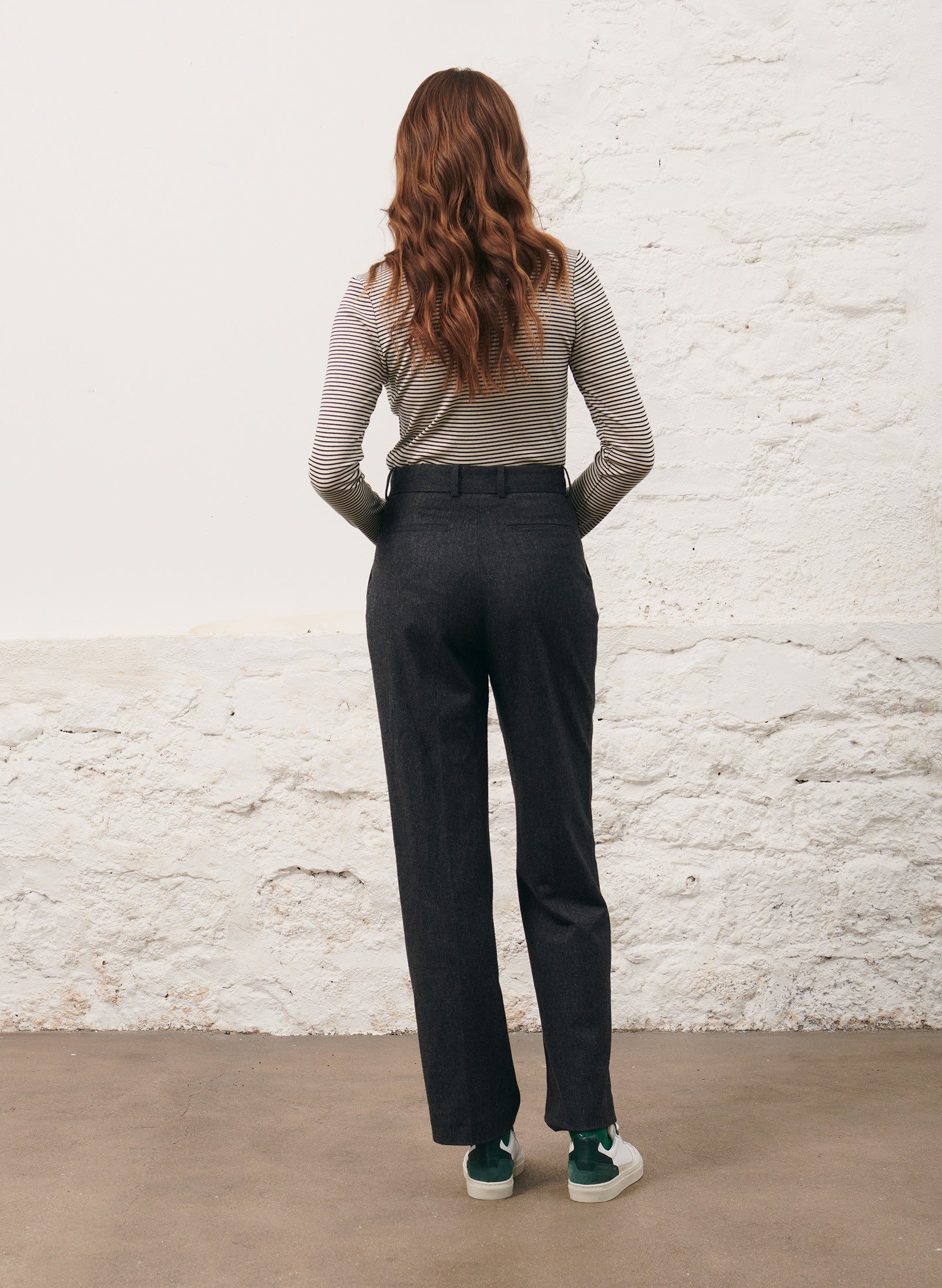 sneaker verte femme co creation maison standards piola