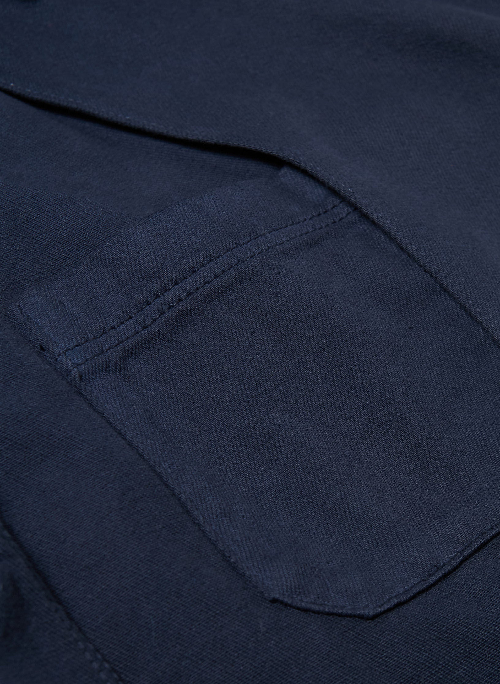 caban twill coton bleu homme