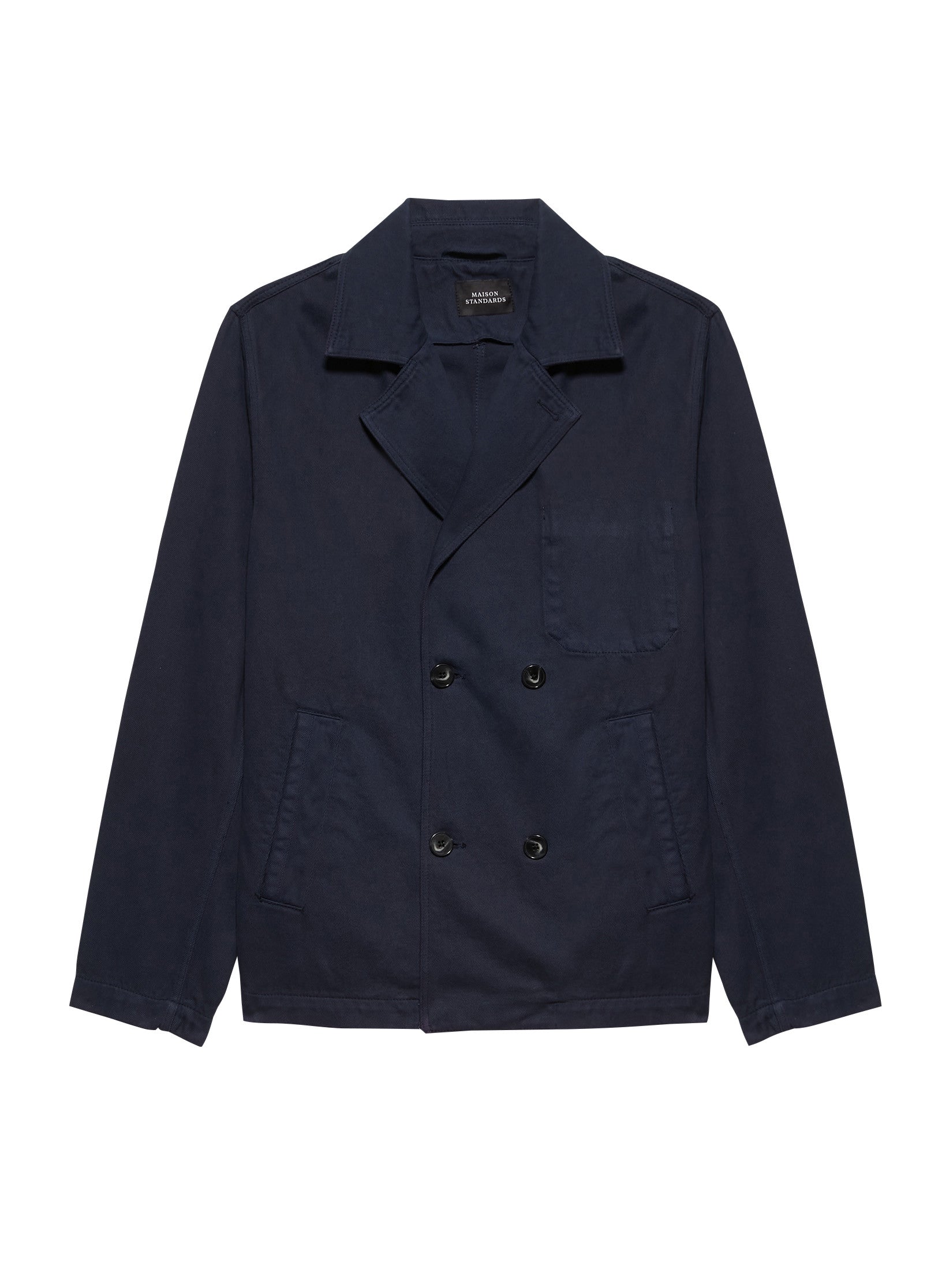 caban twill coton bleu homme