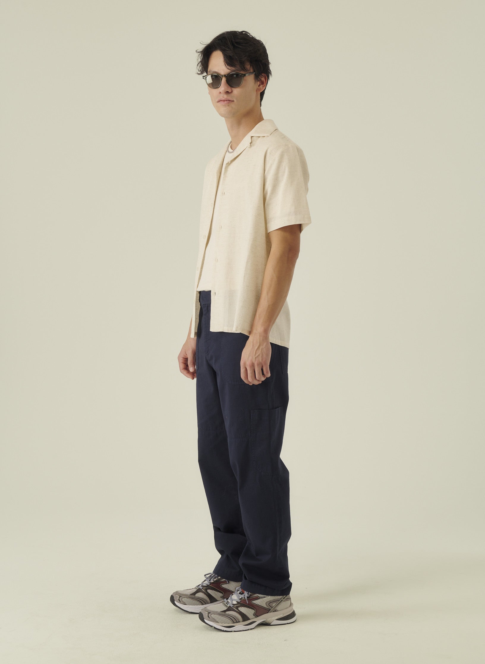 tee shirt lin ecru homme