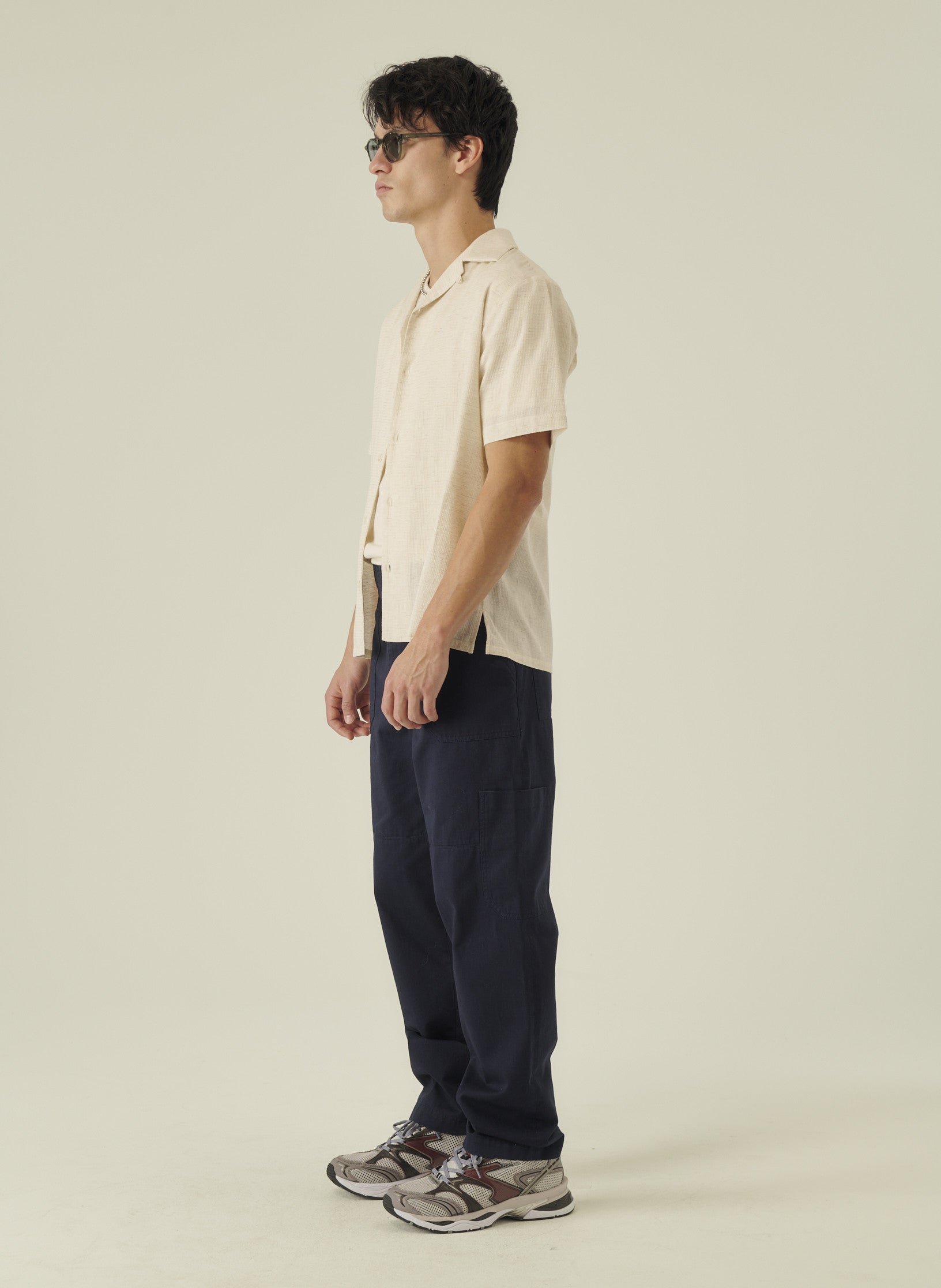 tee shirt lin ecru homme