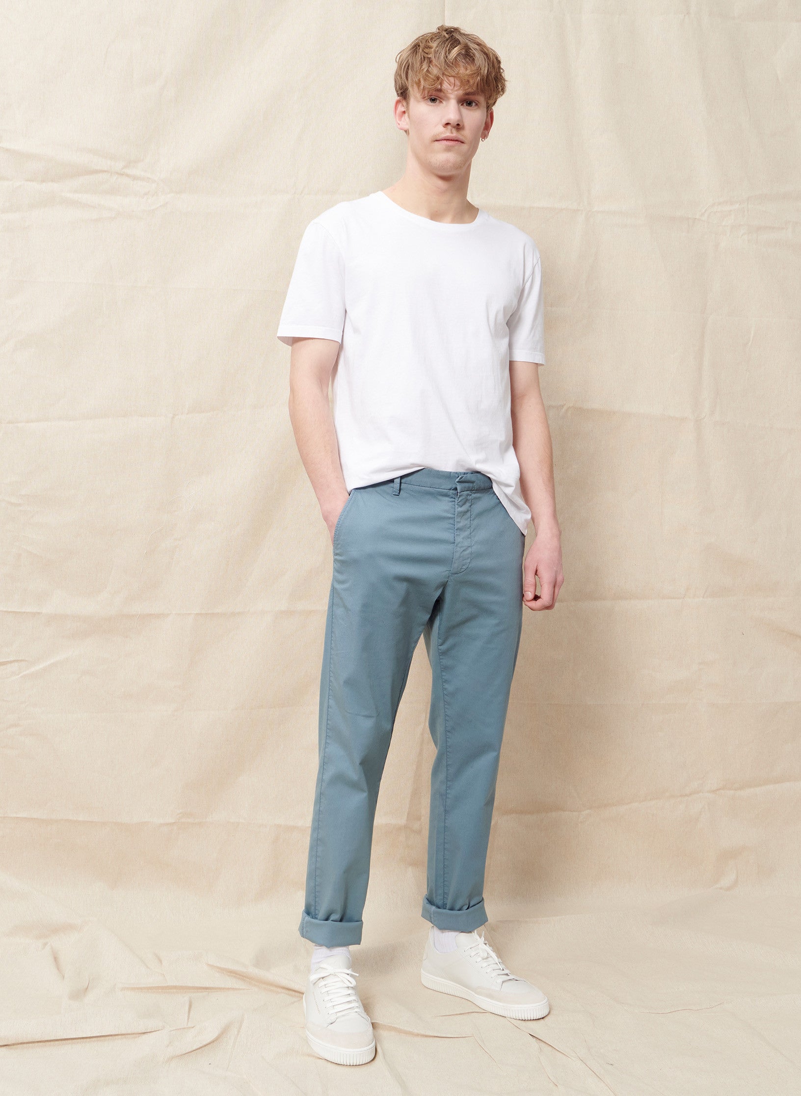 chino light bleu homme