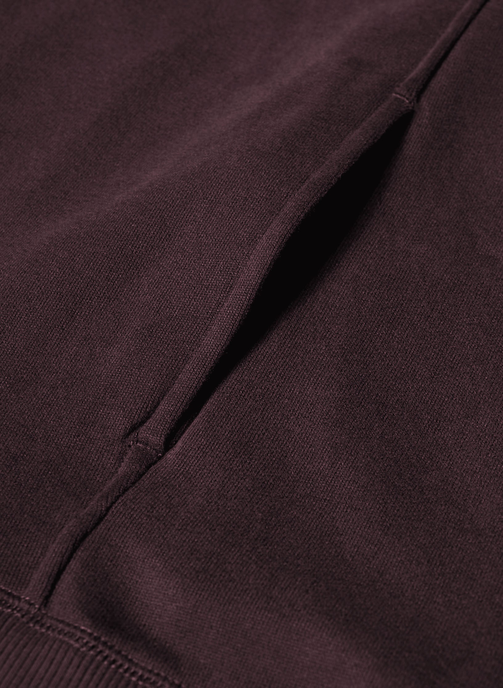 hoodie homme bordeaux coton