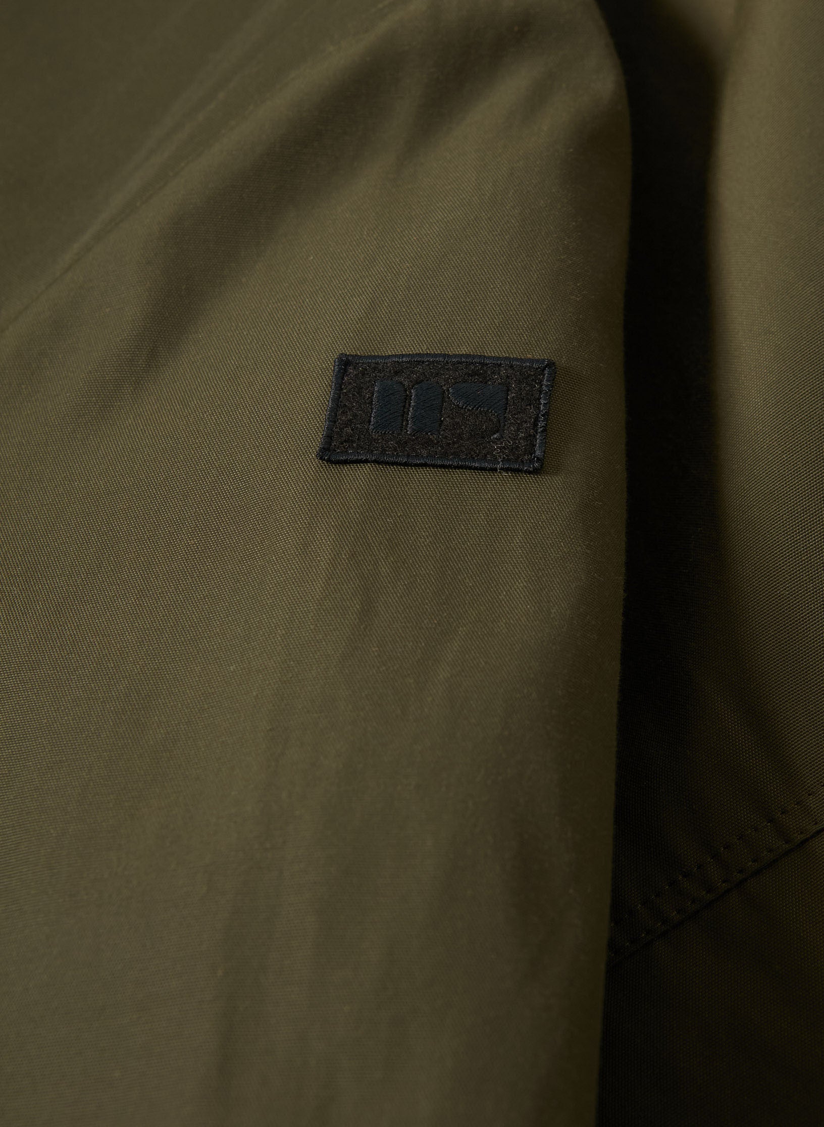 parka kaki deperlante homme