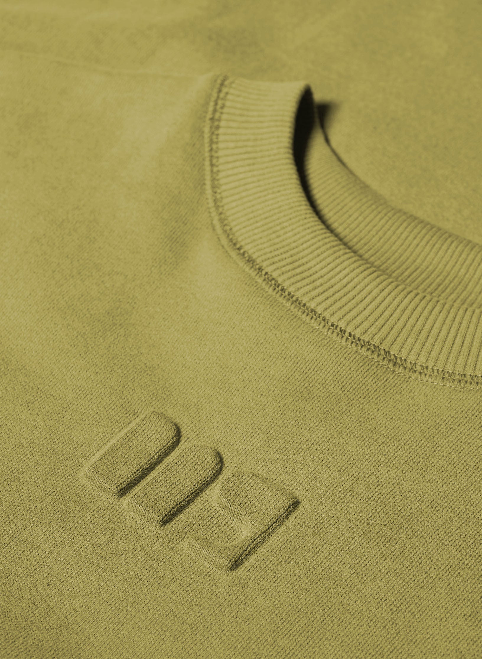 sweat maison standards vert homme coton