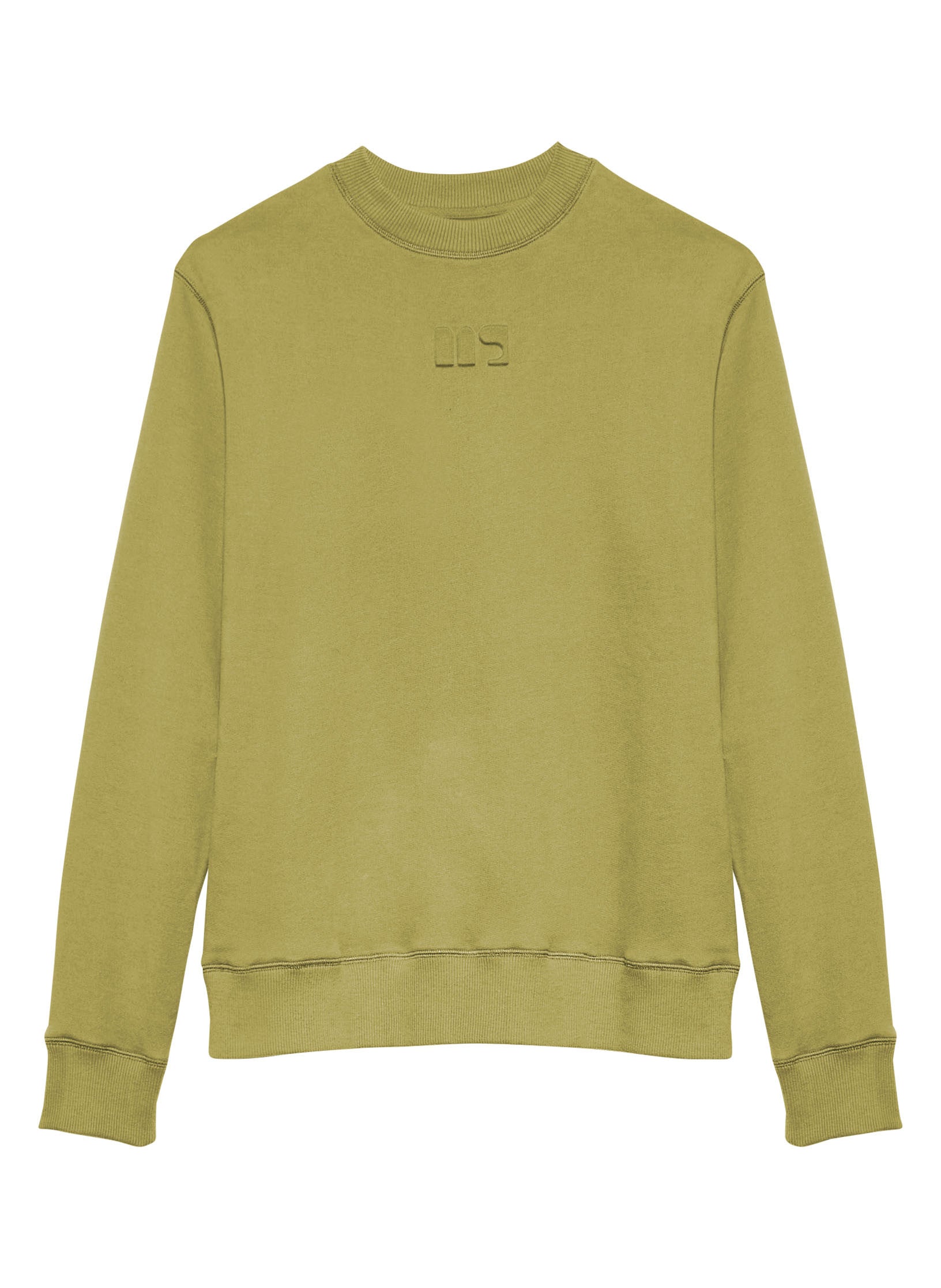sweat maison standards vert homme coton