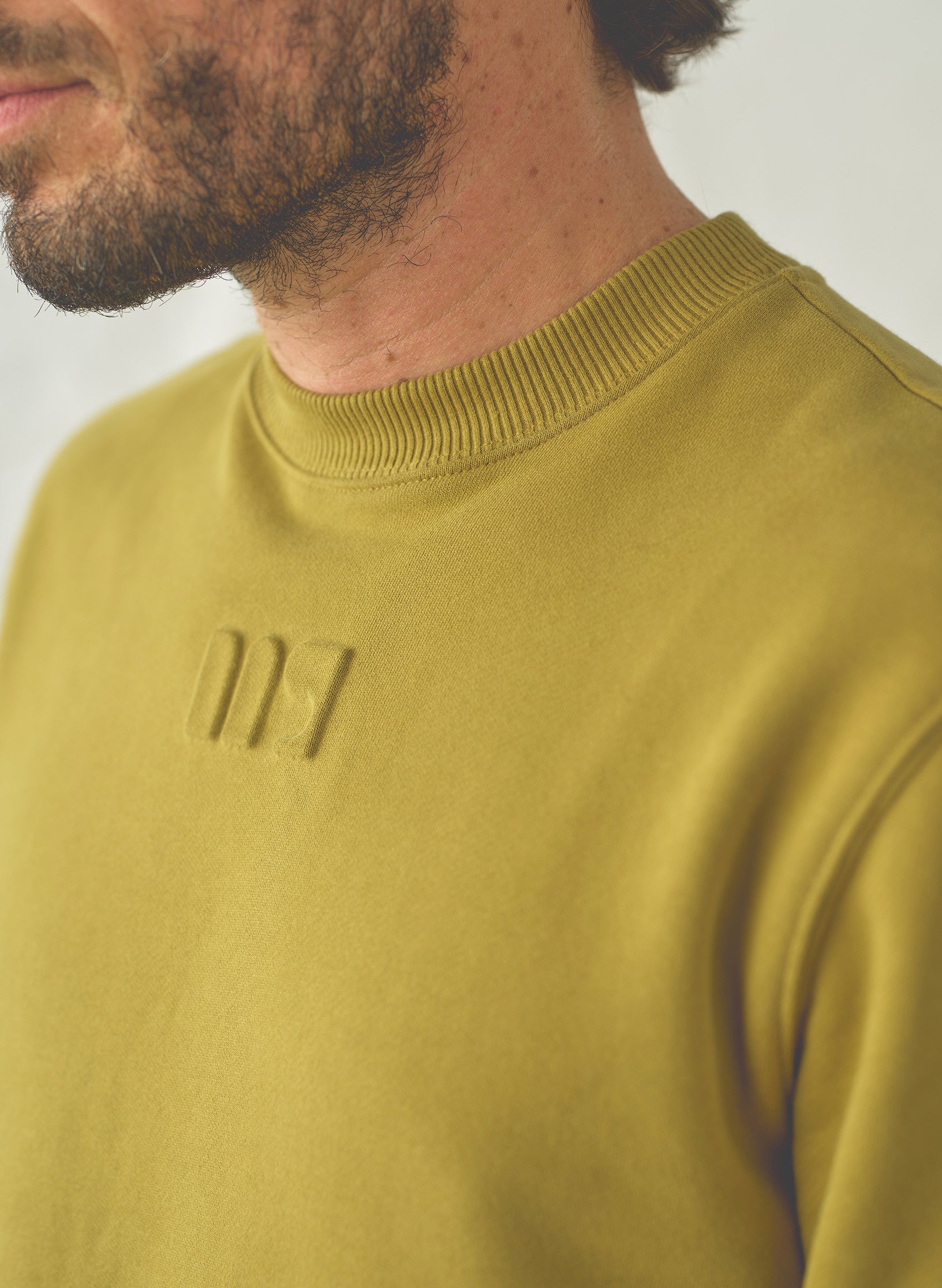 sweat maison standards vert homme coton