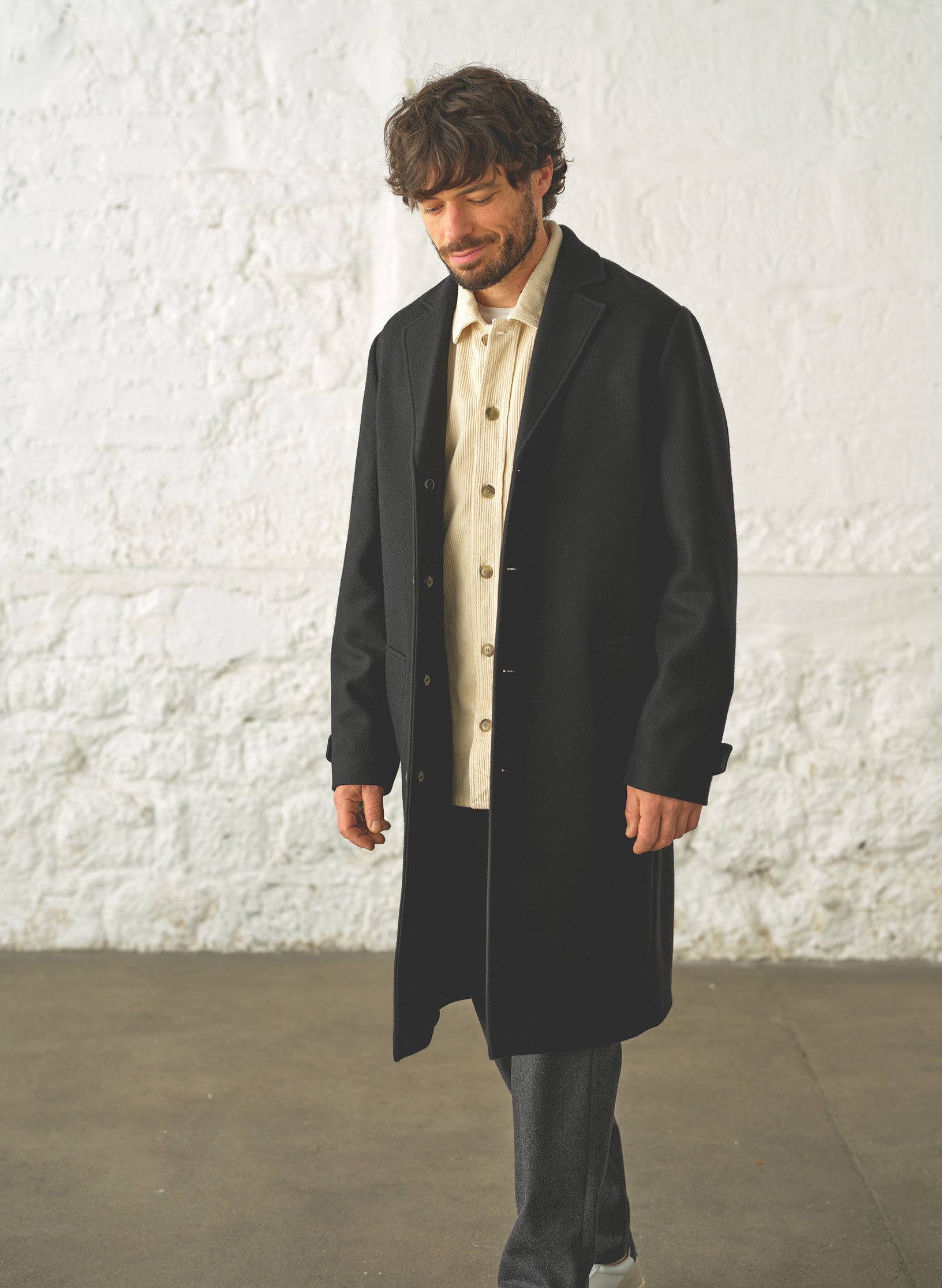 manteau pardessus laine