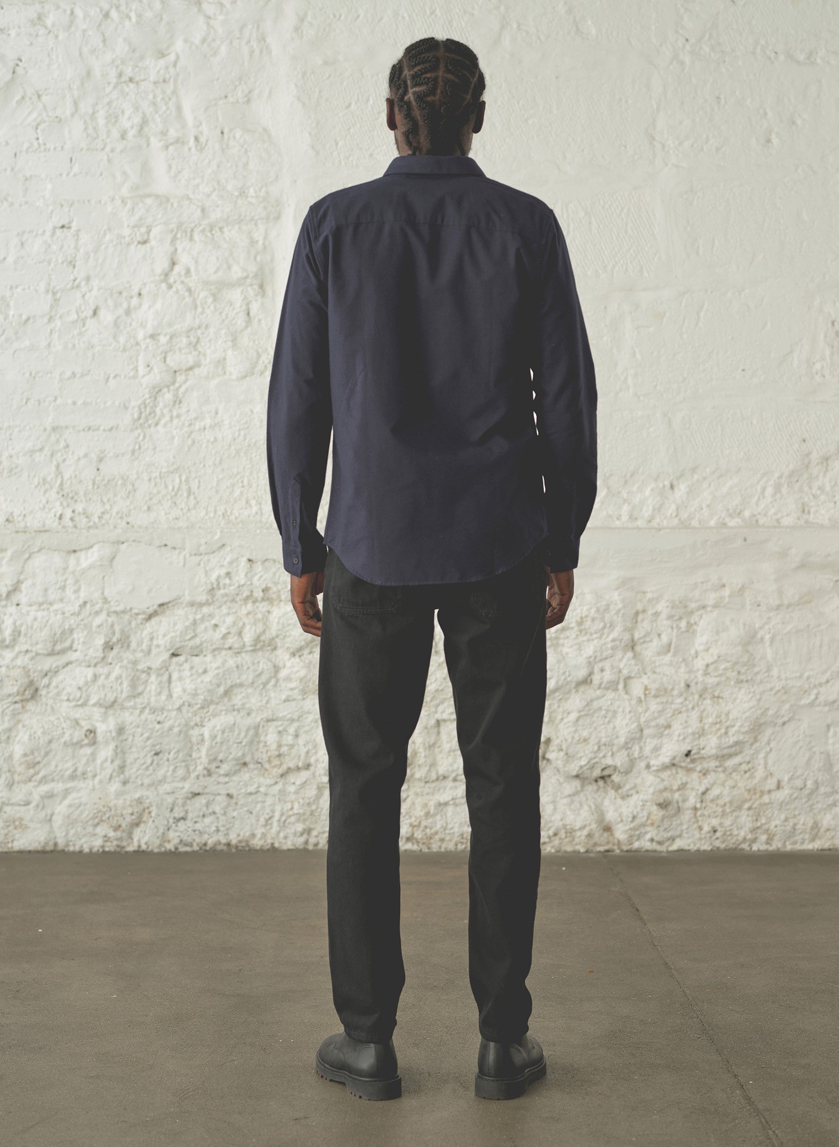 jean loose droit noir homme