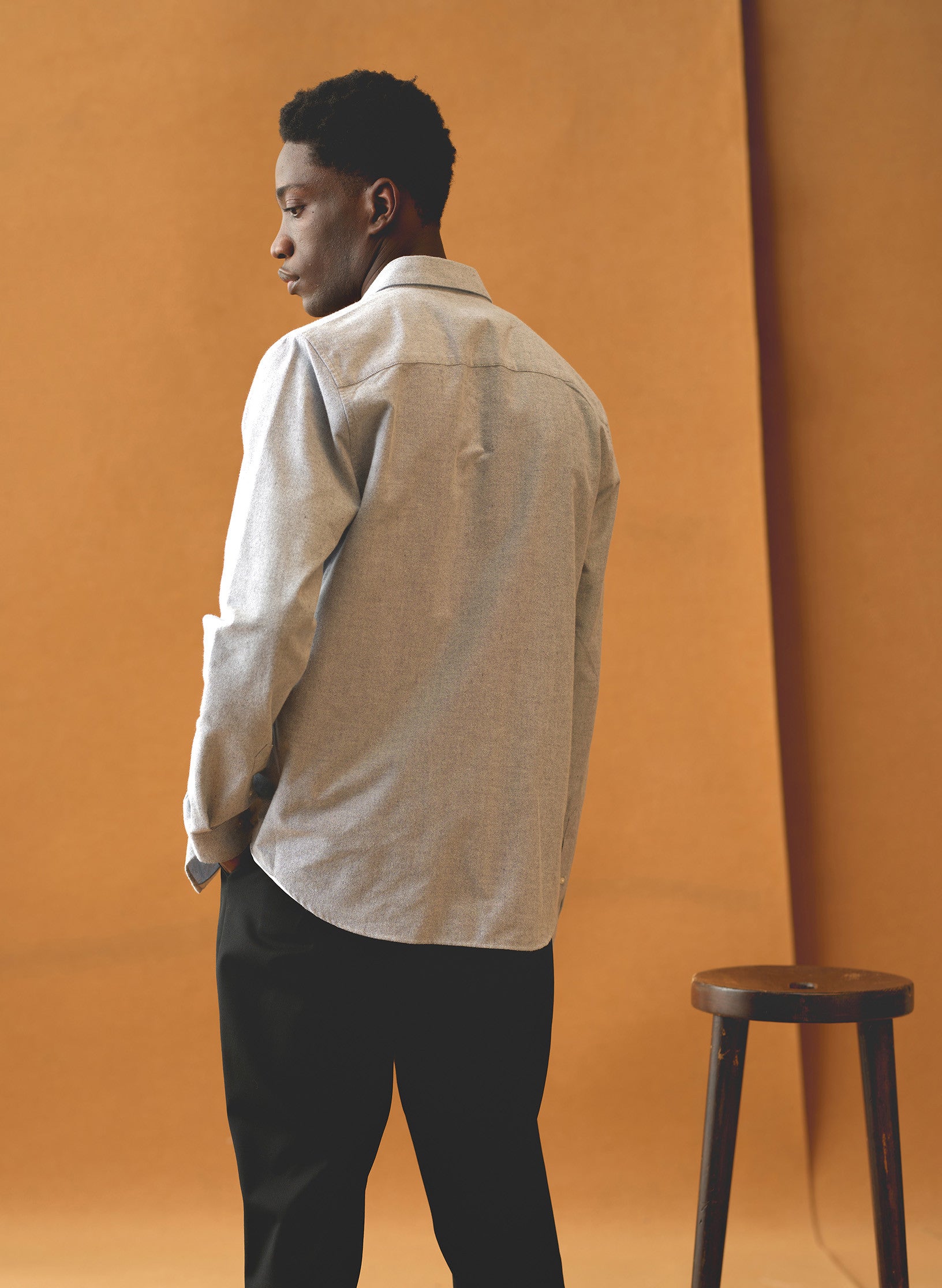 Chemise Flanelle Col Boutonne