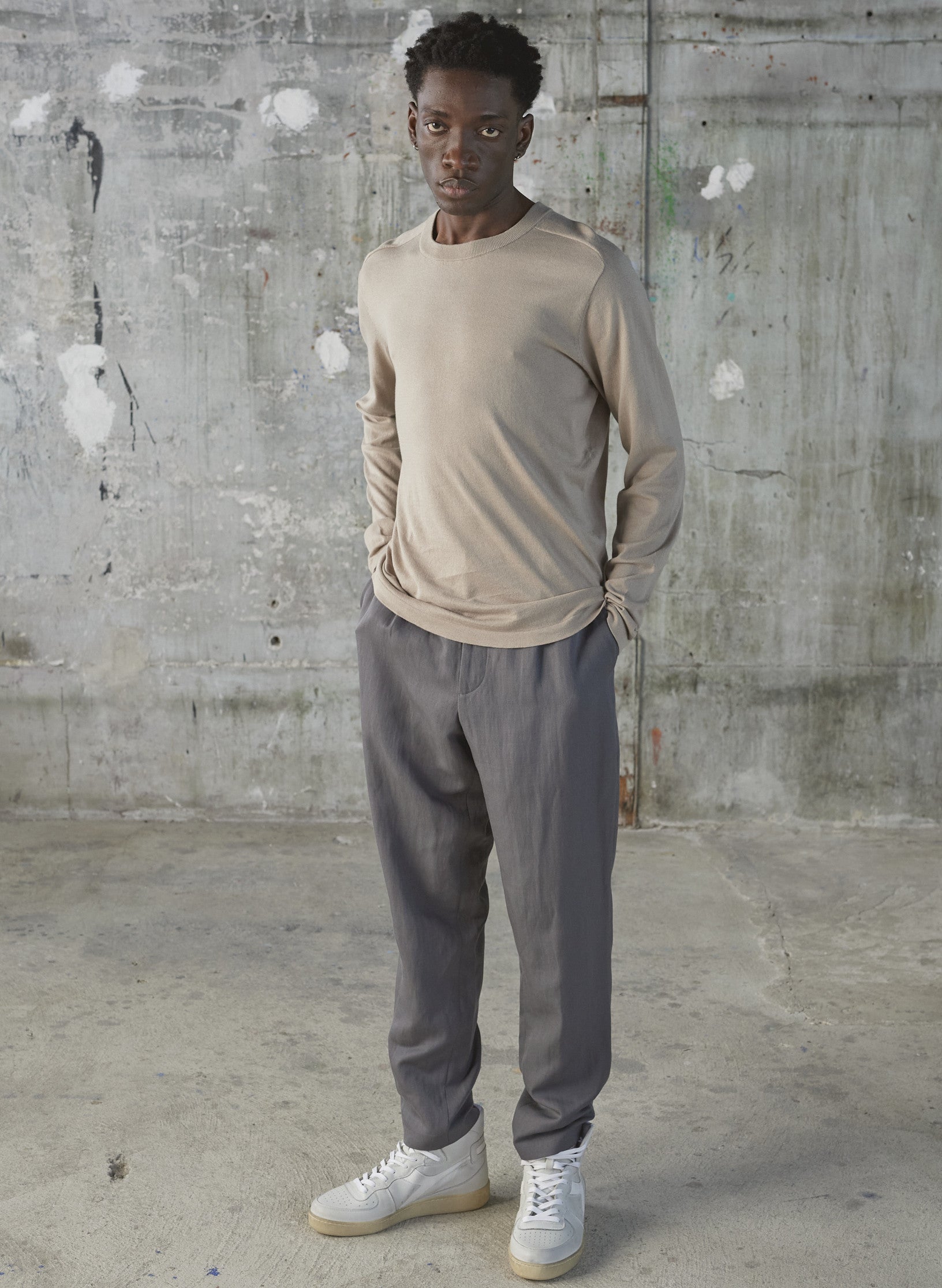 pull coton fine jauge