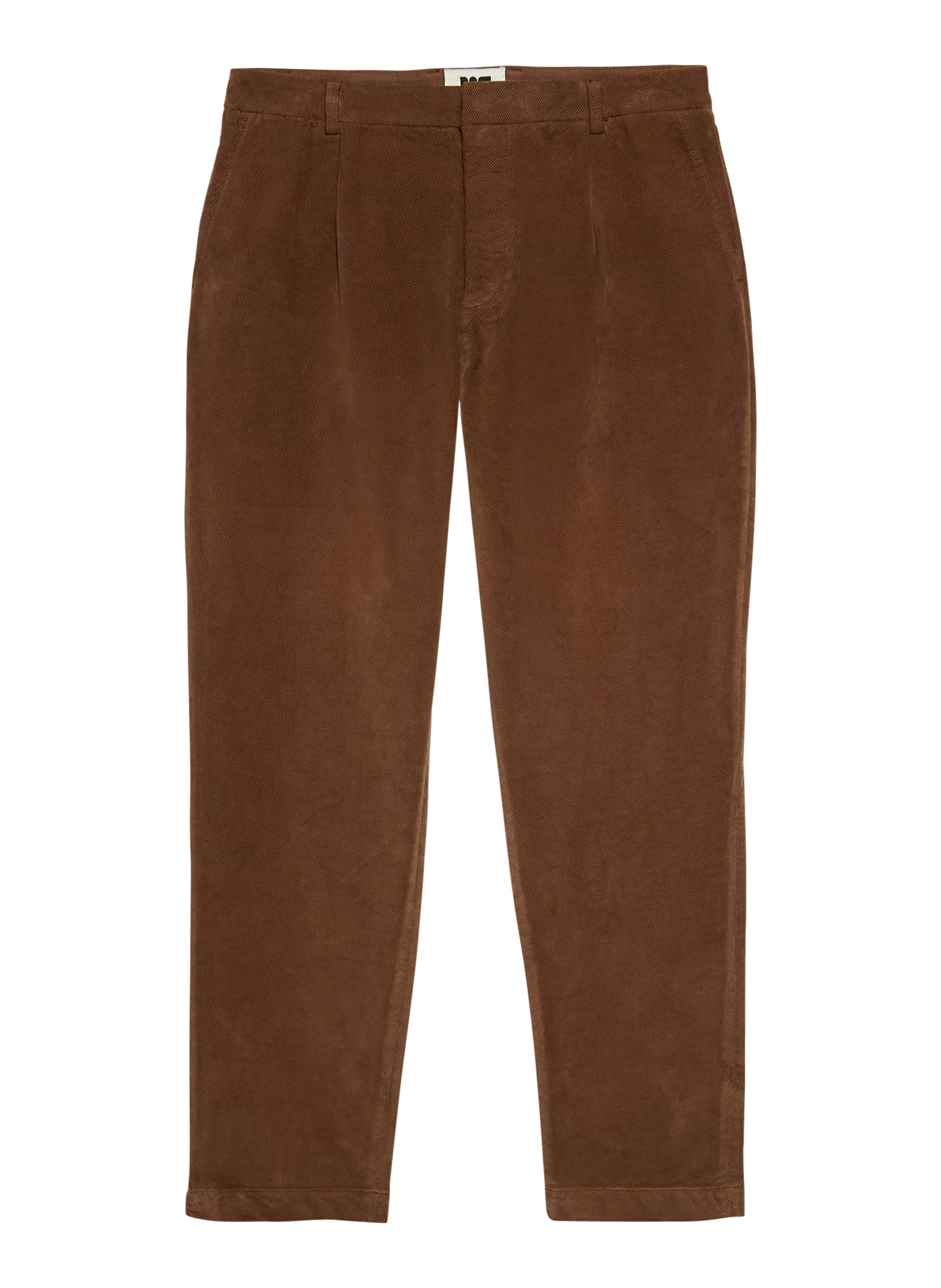 pantalon loose velours marron homme