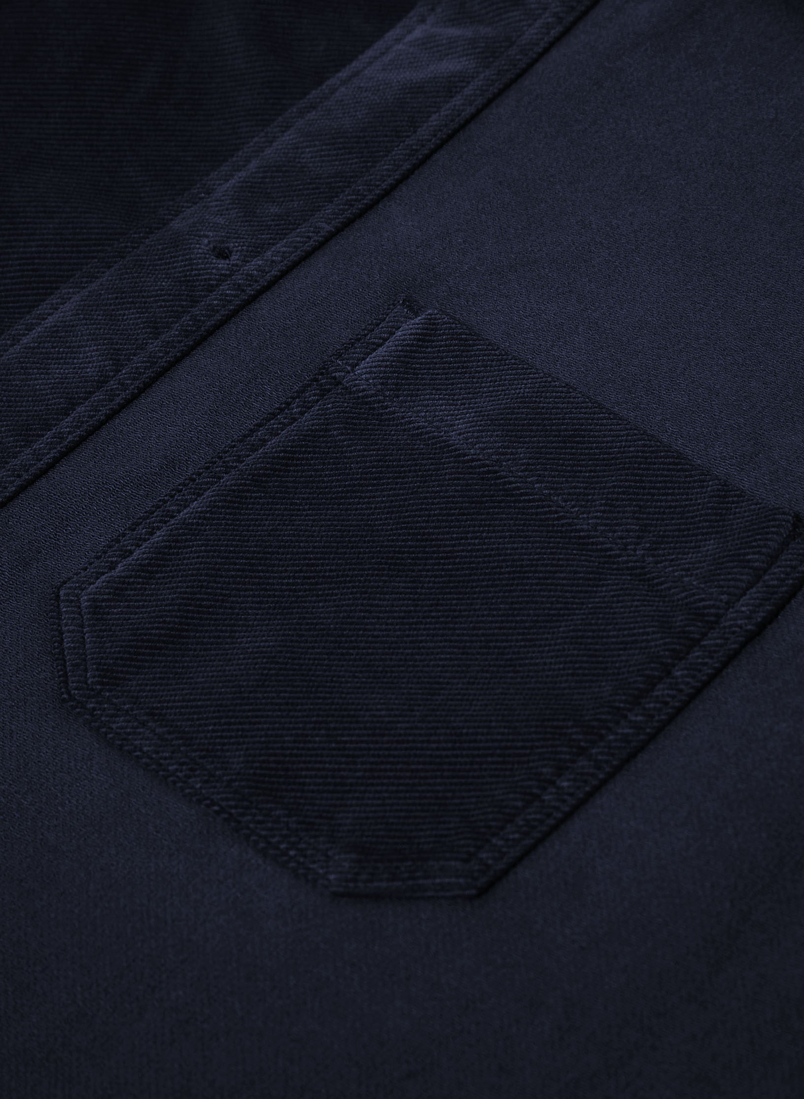 veste peintre velours bleu homme femme unisexe