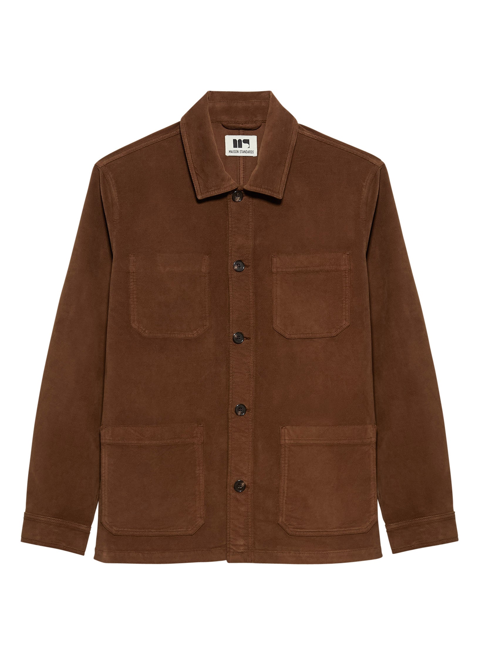 veste peintre velours marron homme femme oekotex