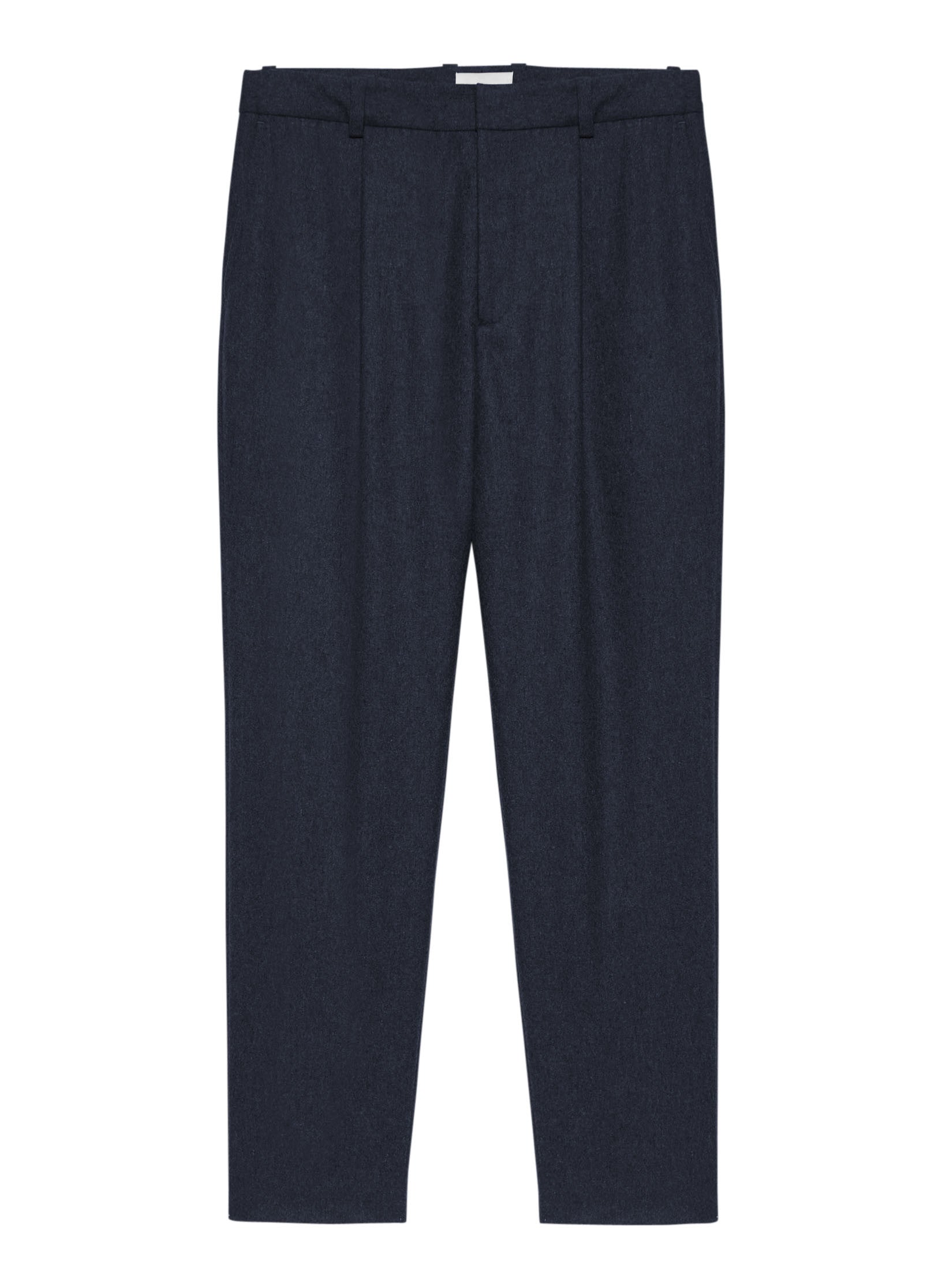 pantalon pince loose flanelle bleu homme femme unisexe