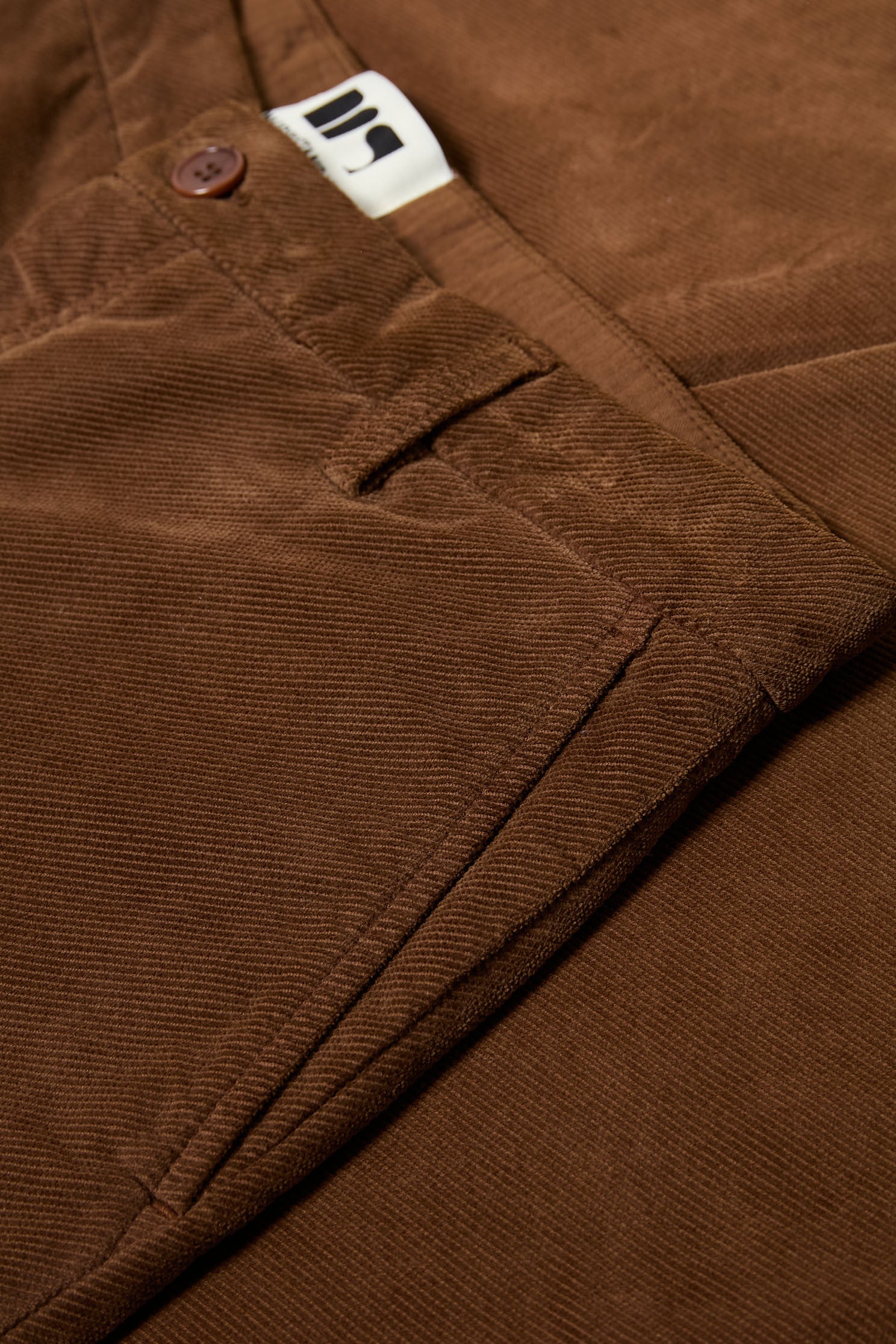 pantalon large velours marron homme femme