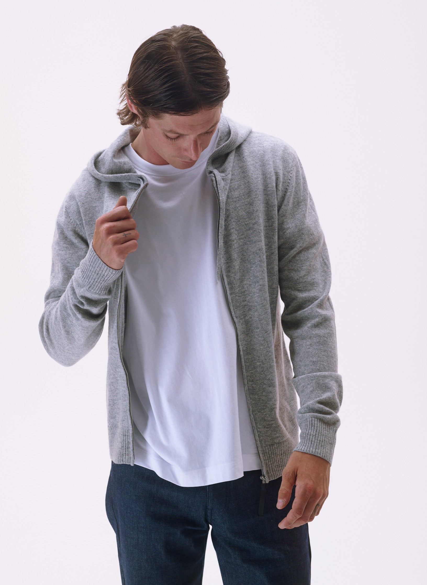 Gilet Capuche Cashemere