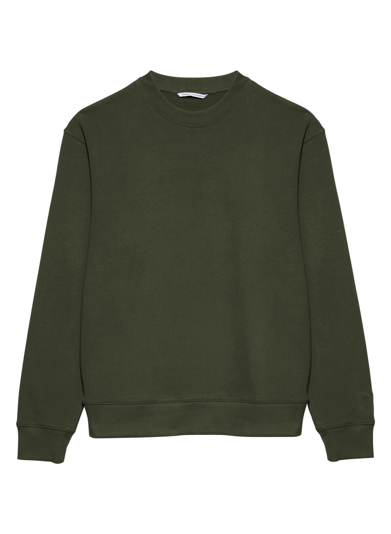 sweat loose unisexe homme femme kaki molleton