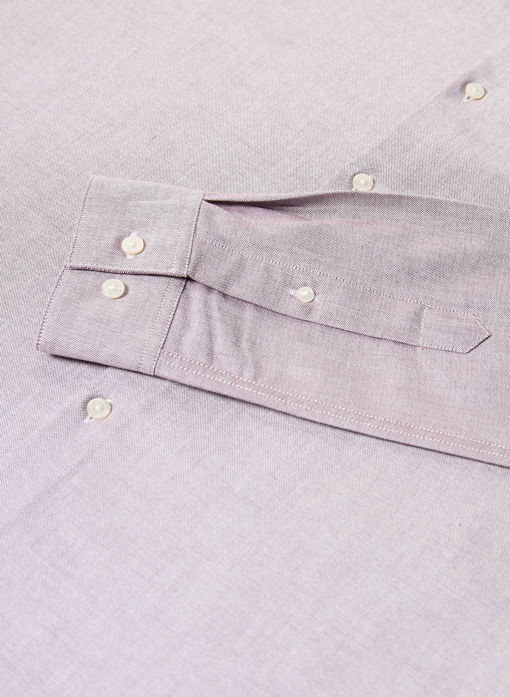 chemise oxford ajustee homme bordeaux