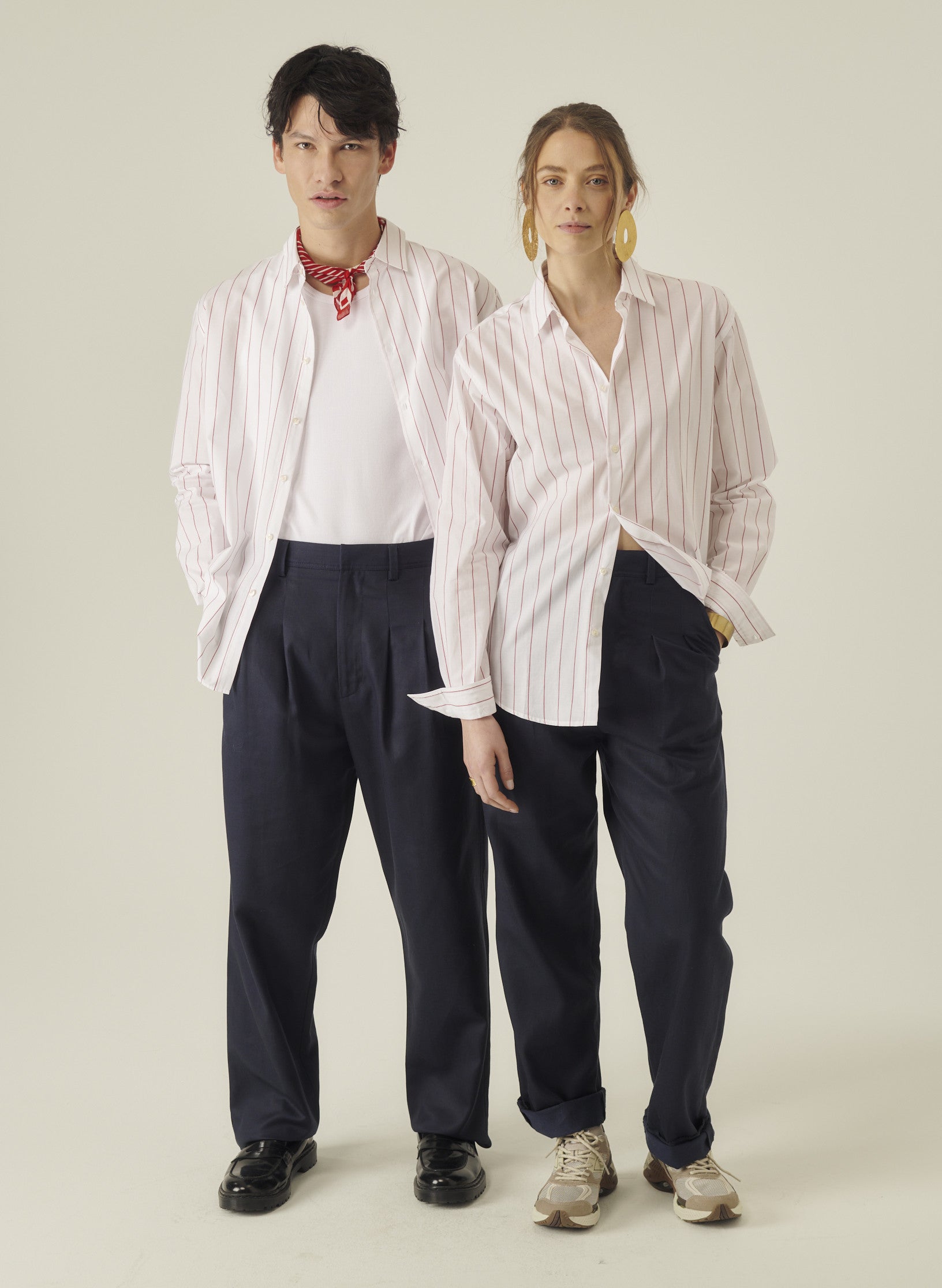 Chemise Loose Rayée