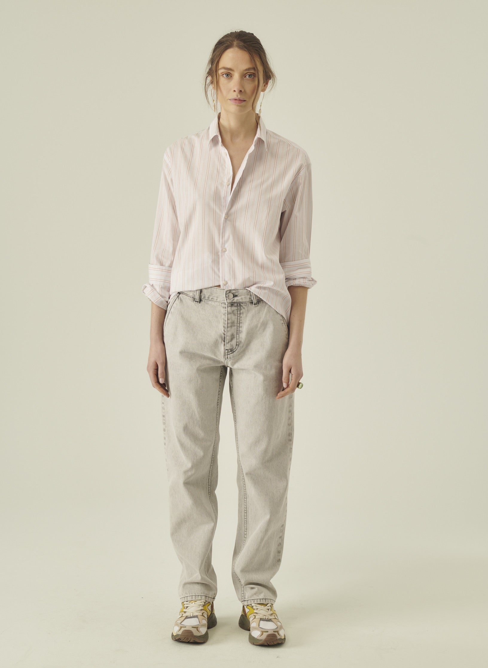 jean cadix relaxed denim gris homme femme unisexe