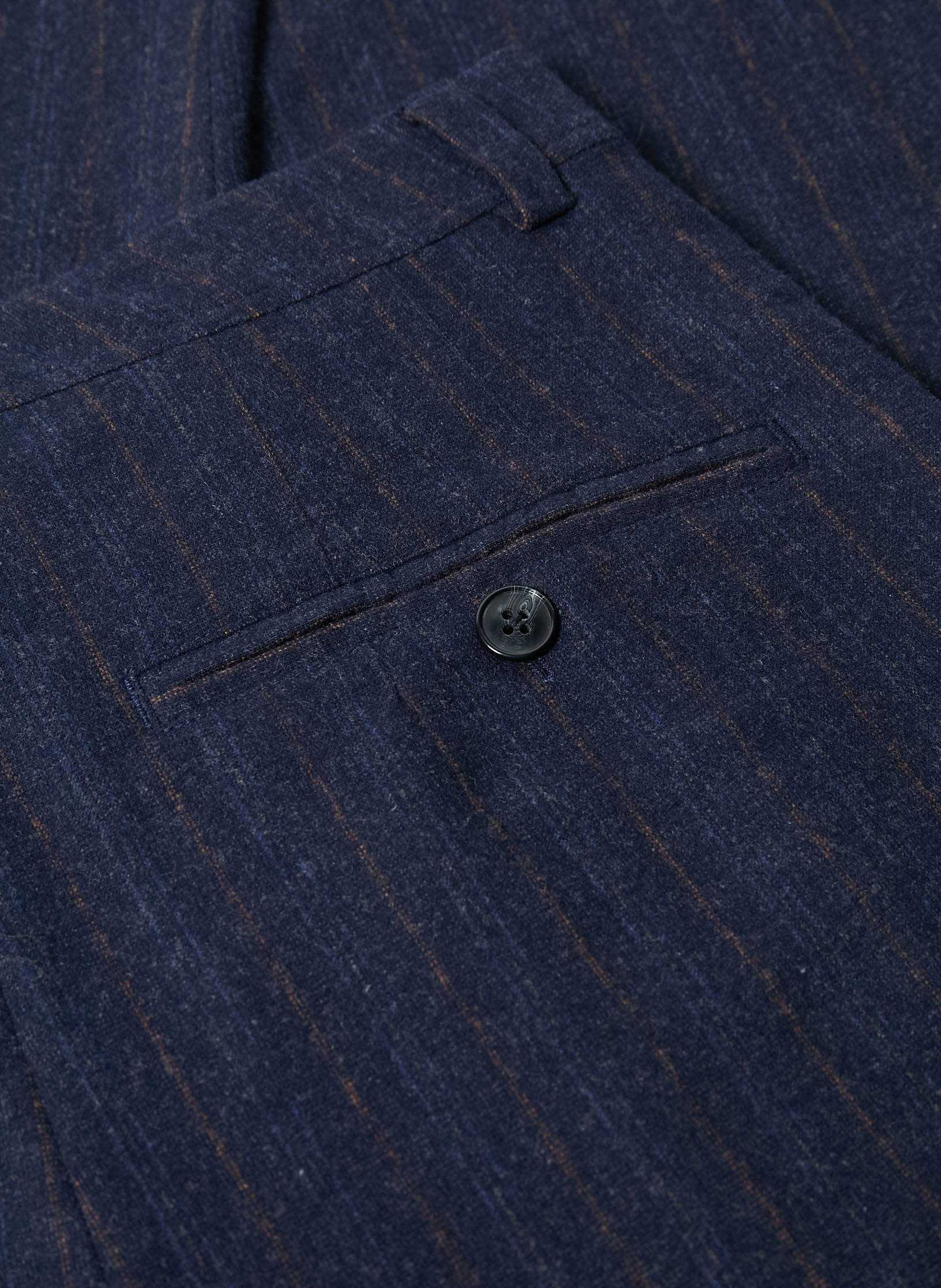 pantalon pince flanelle bleu homme femme unisexe